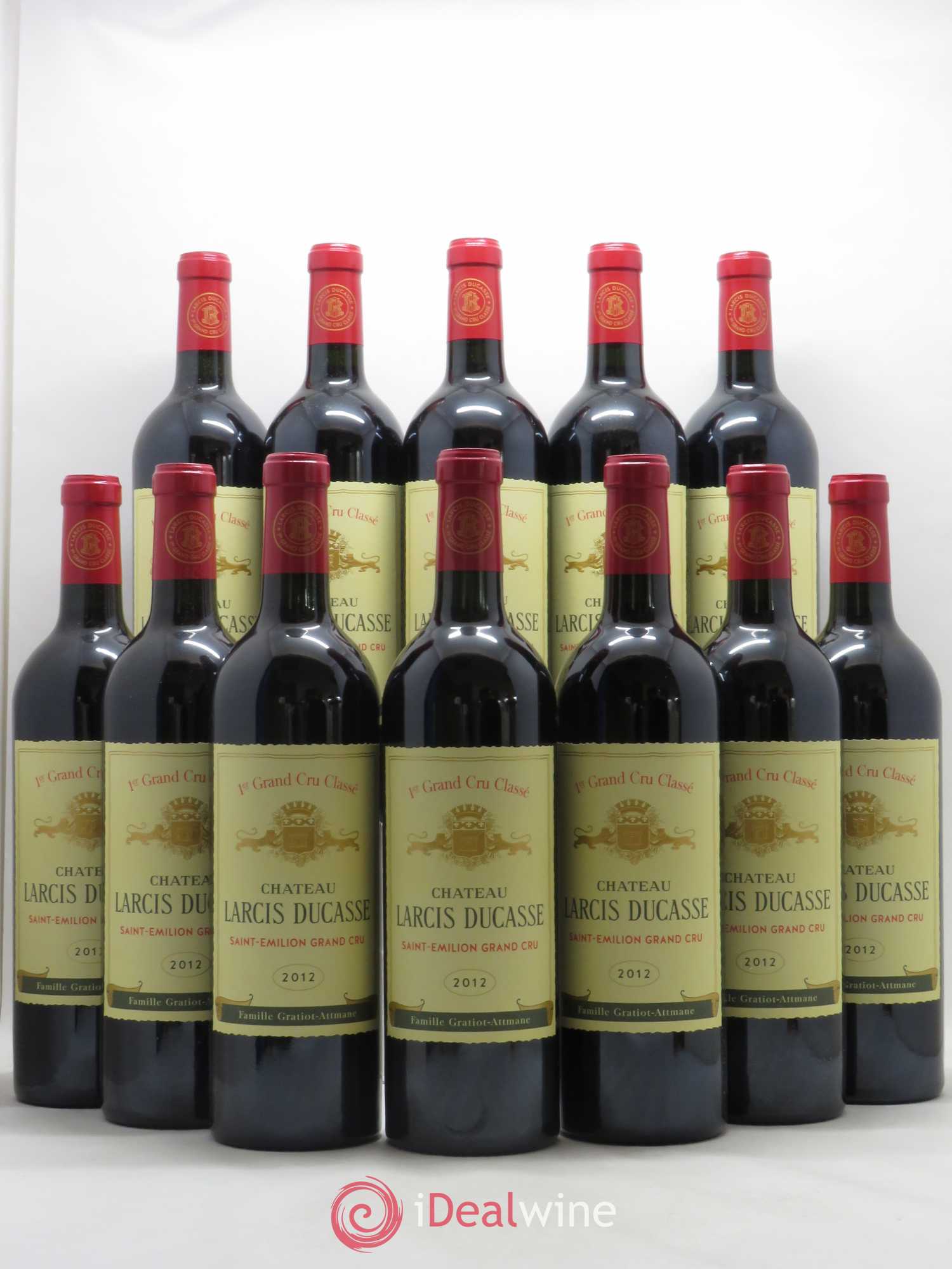 Château Larcis Ducasse 1er Grand Cru Classé B 2012 - Lot de 12 bouteilles - 0
