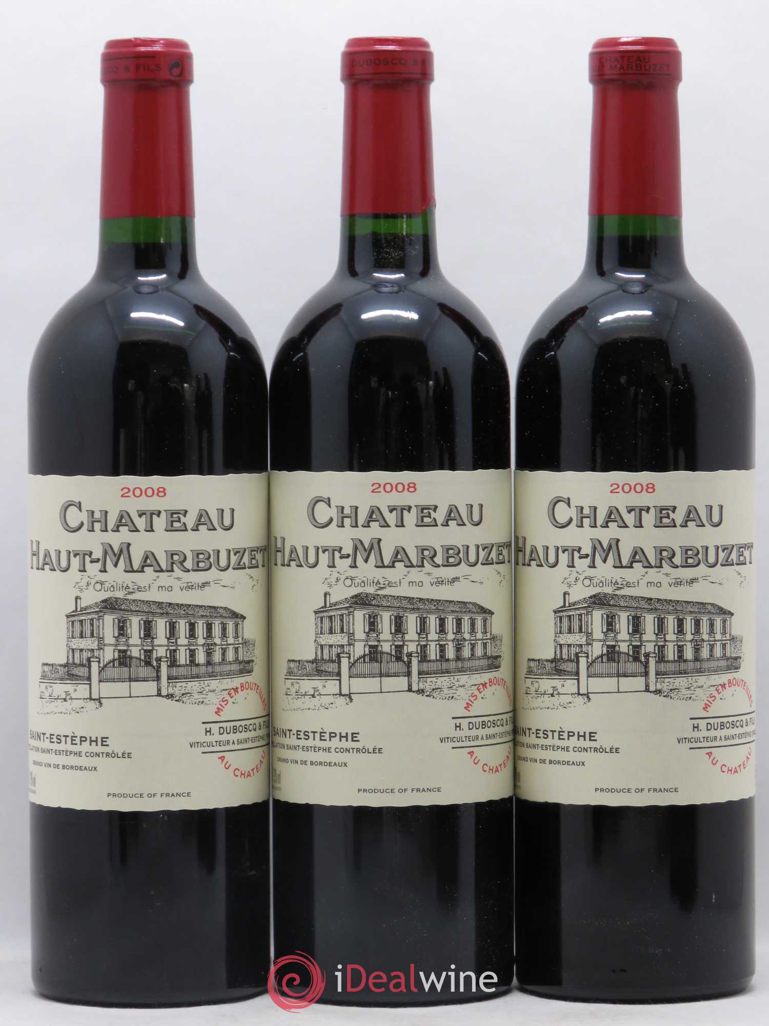 Château Haut Marbuzet 2008 - Lot de 6 bouteilles - 2