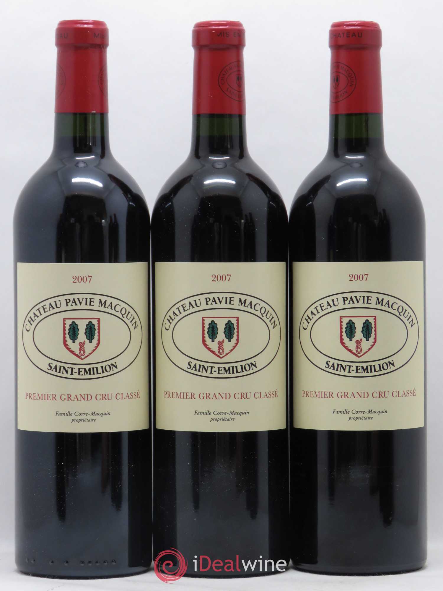 Château Pavie Macquin 1er Grand Cru Classé B 2007 - Lot de 6 bouteilles - 1