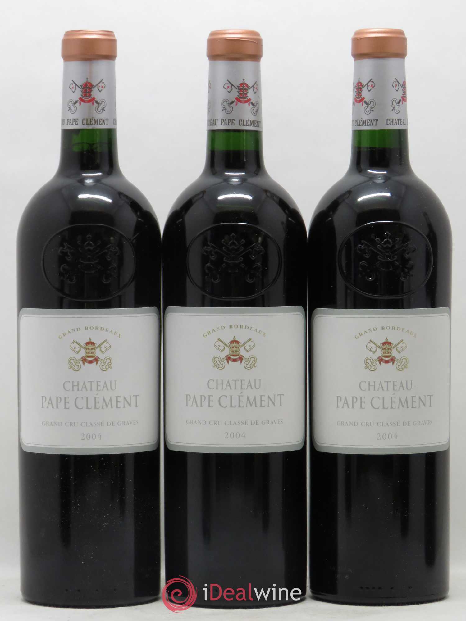 Château Pape Clément Cru Classé de Graves 2004 - Lot de 6 bouteilles - 1