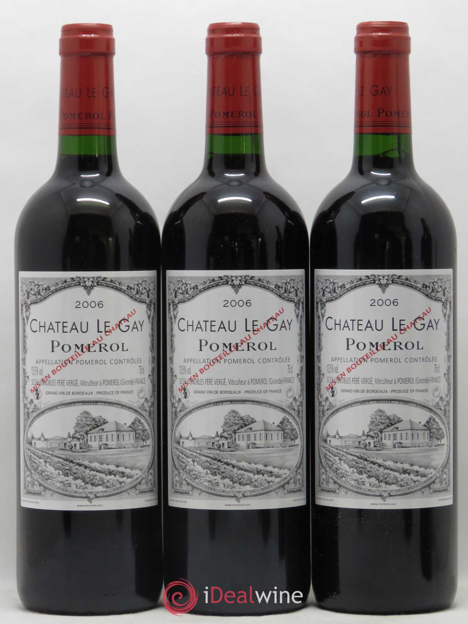 Château Le Gay 2006 - Lot de 6 bouteilles - 1