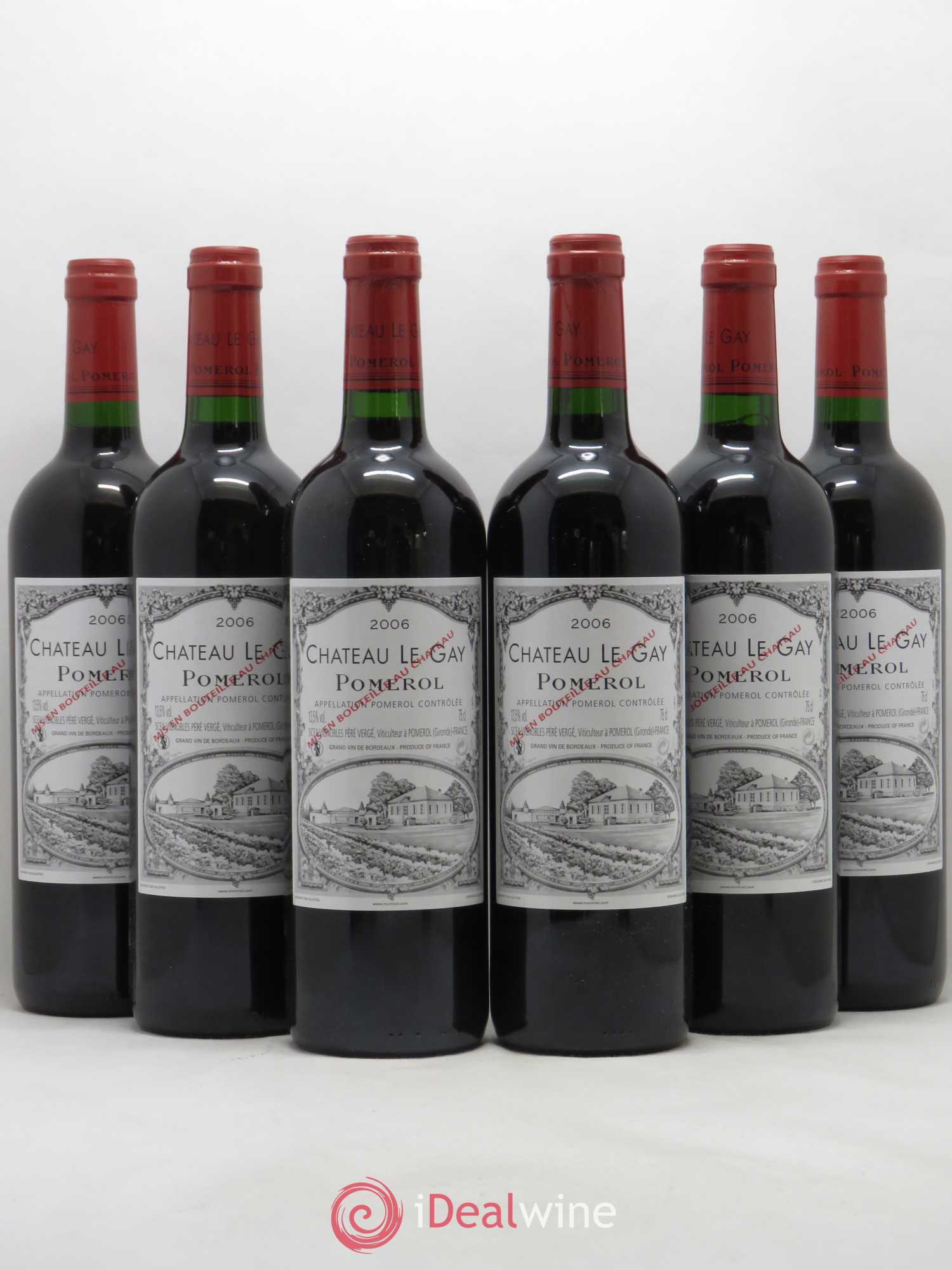 Château Le Gay 2006 - Lot de 6 bouteilles - 0