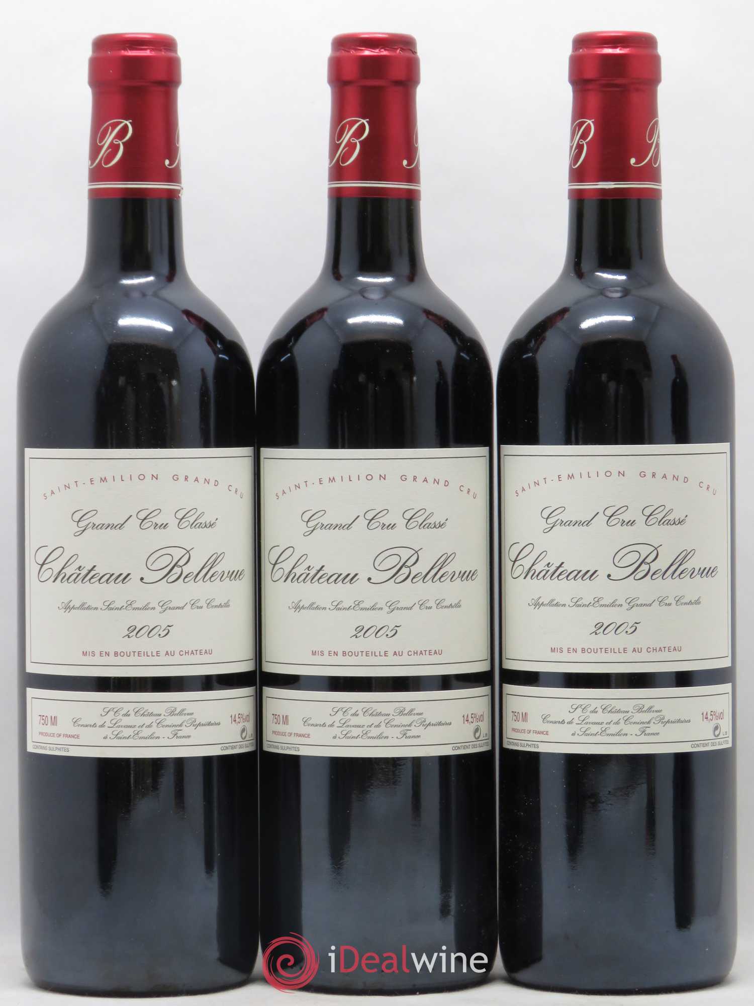 Château Bellevue Grand Cru Classé 2005 - Lot de 6 bouteilles - 2