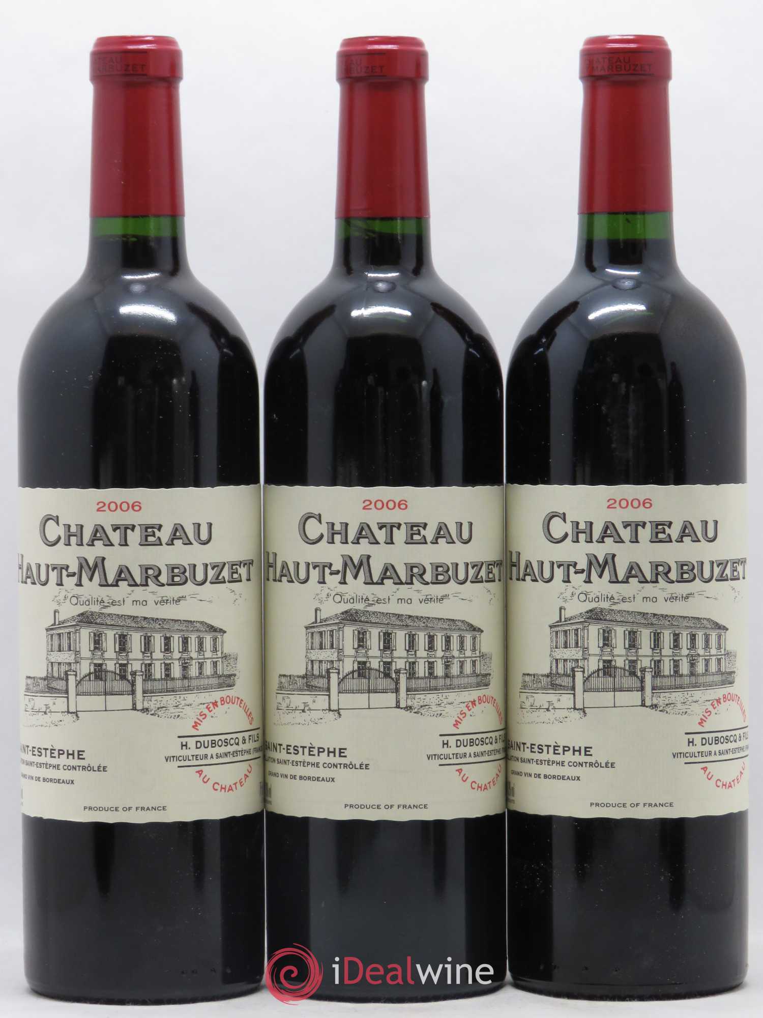 Château Haut Marbuzet 2006 - Lot de 6 bouteilles - 2