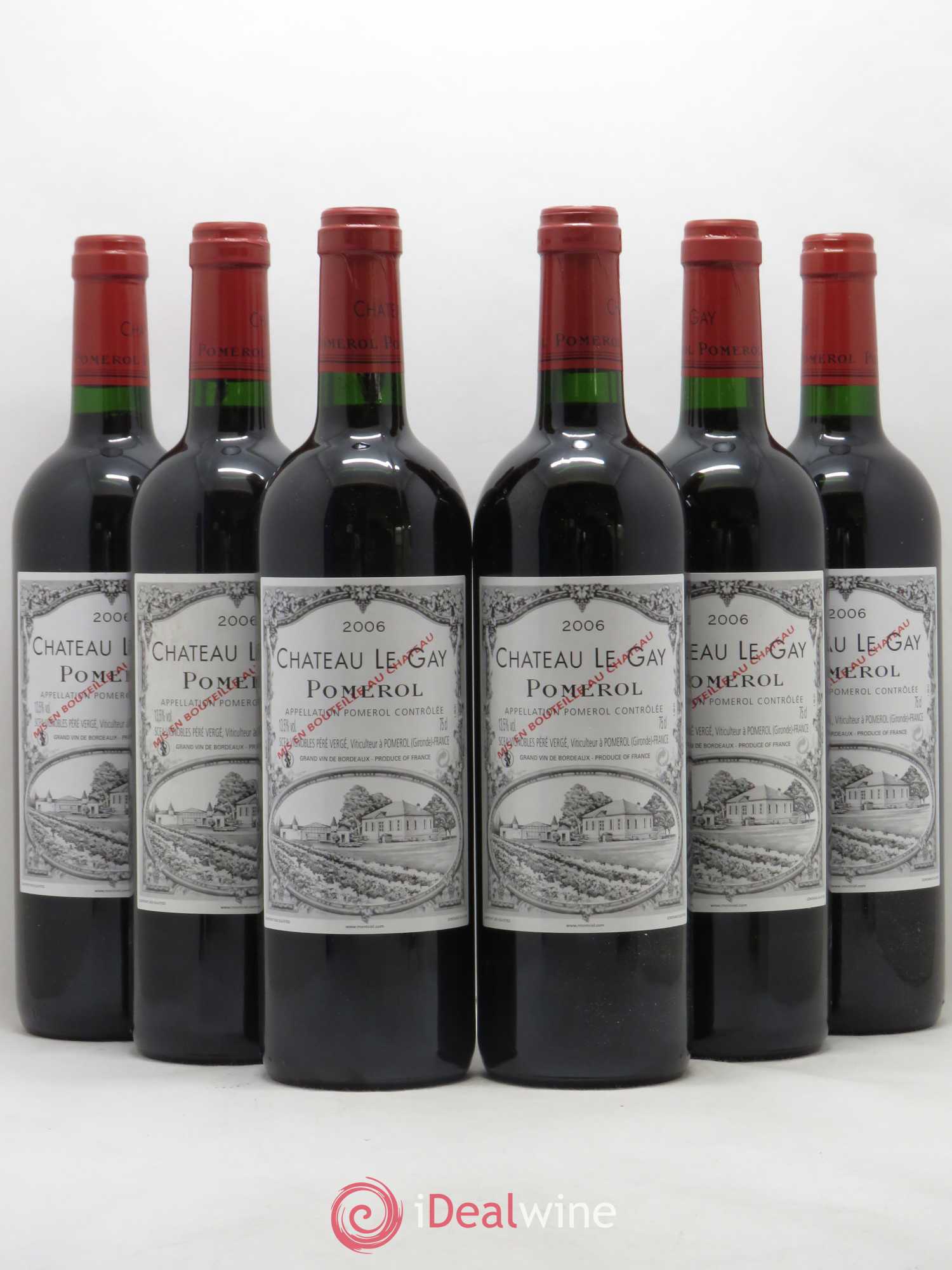 Château Le Gay 2006 - Lot de 6 bouteilles - 0