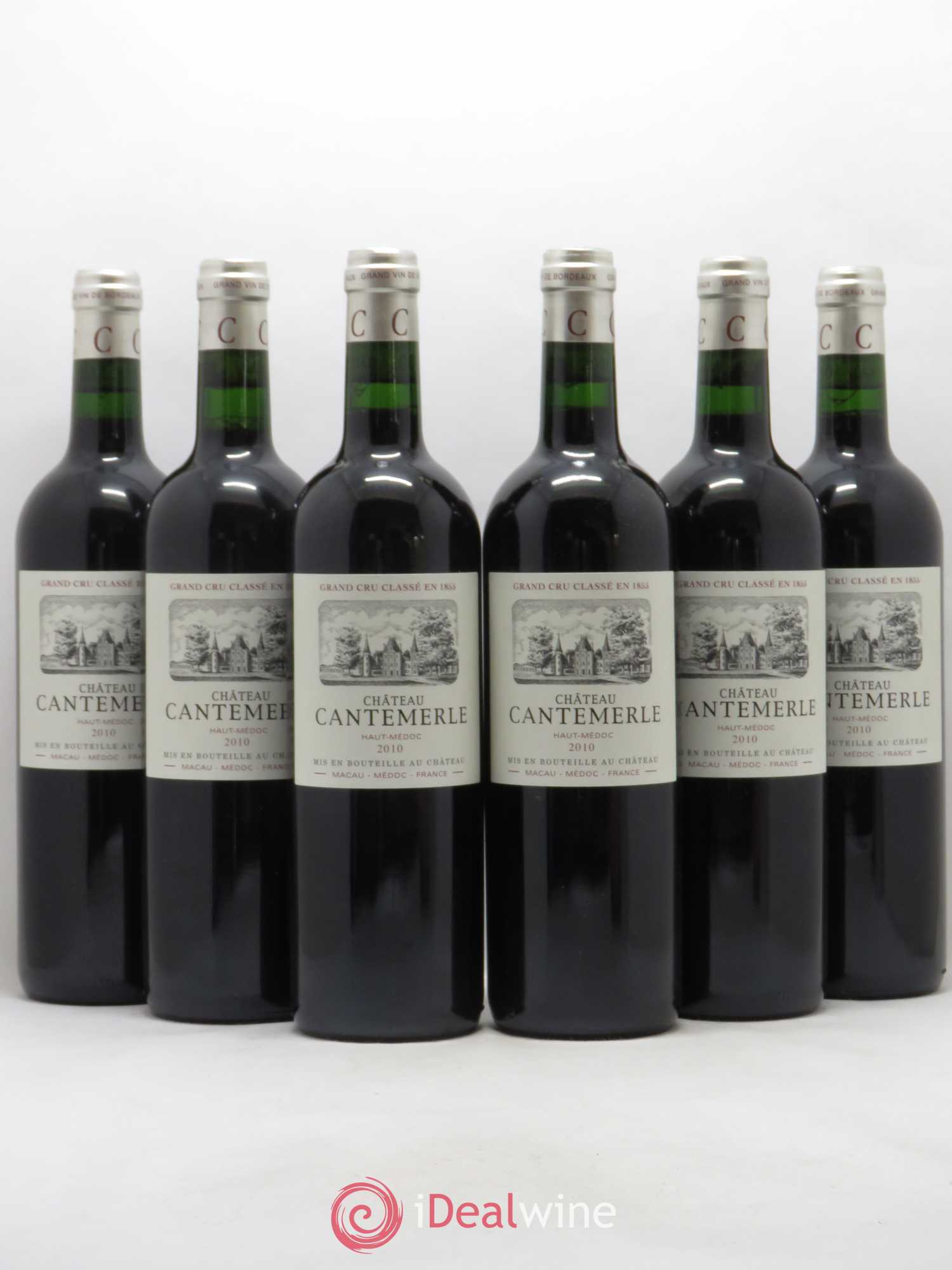Château Cantemerle 5ème Grand Cru Classé 2010 - Lot de 6 bouteilles - 0