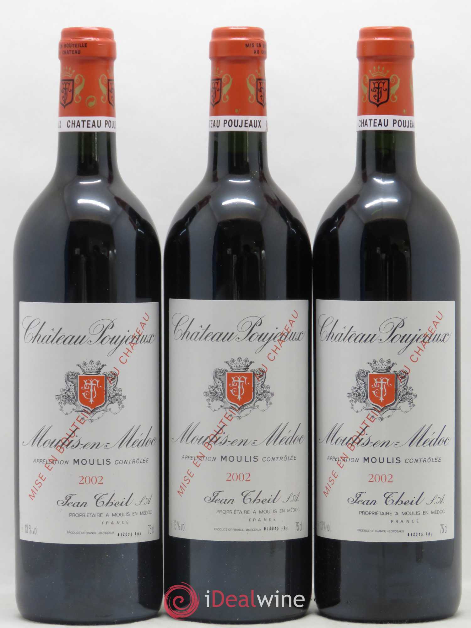 Château Poujeaux 2002 - Lot de 12 bouteilles - 3