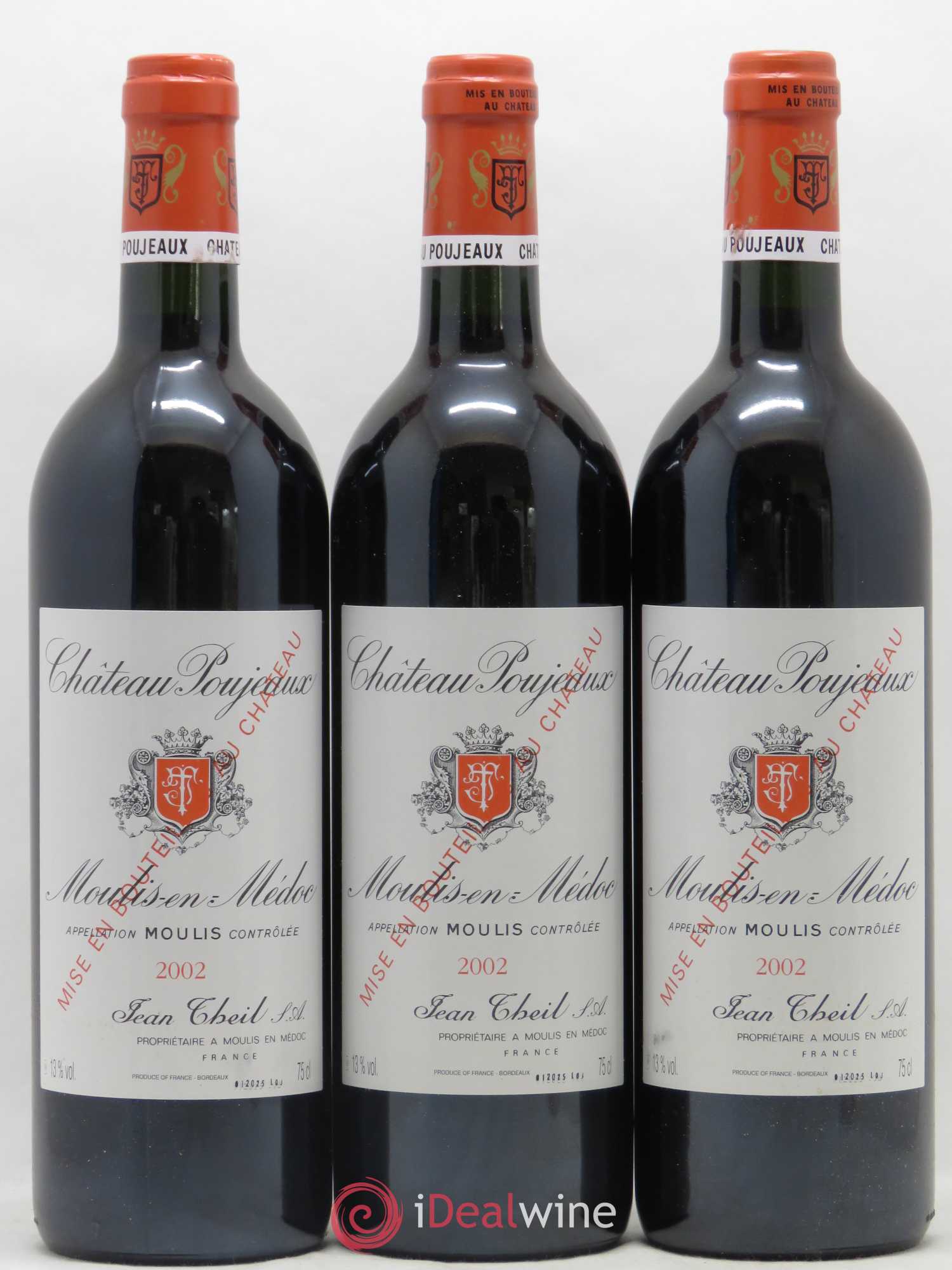 Château Poujeaux 2002 - Lot de 12 bouteilles - 4