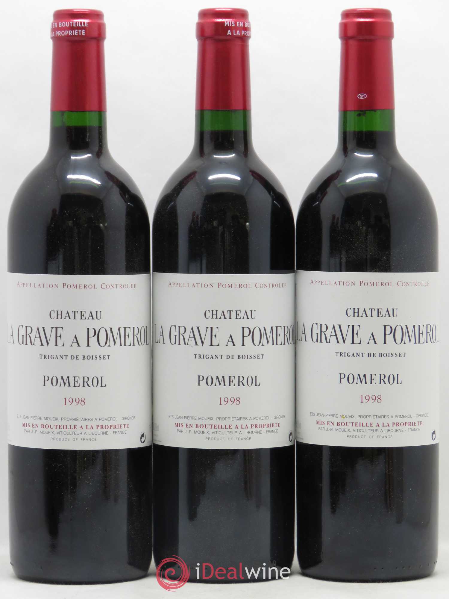 Château La Grave à Pomerol (Trigant de Boisset) 1998 - Lot de 12 bouteilles - 2