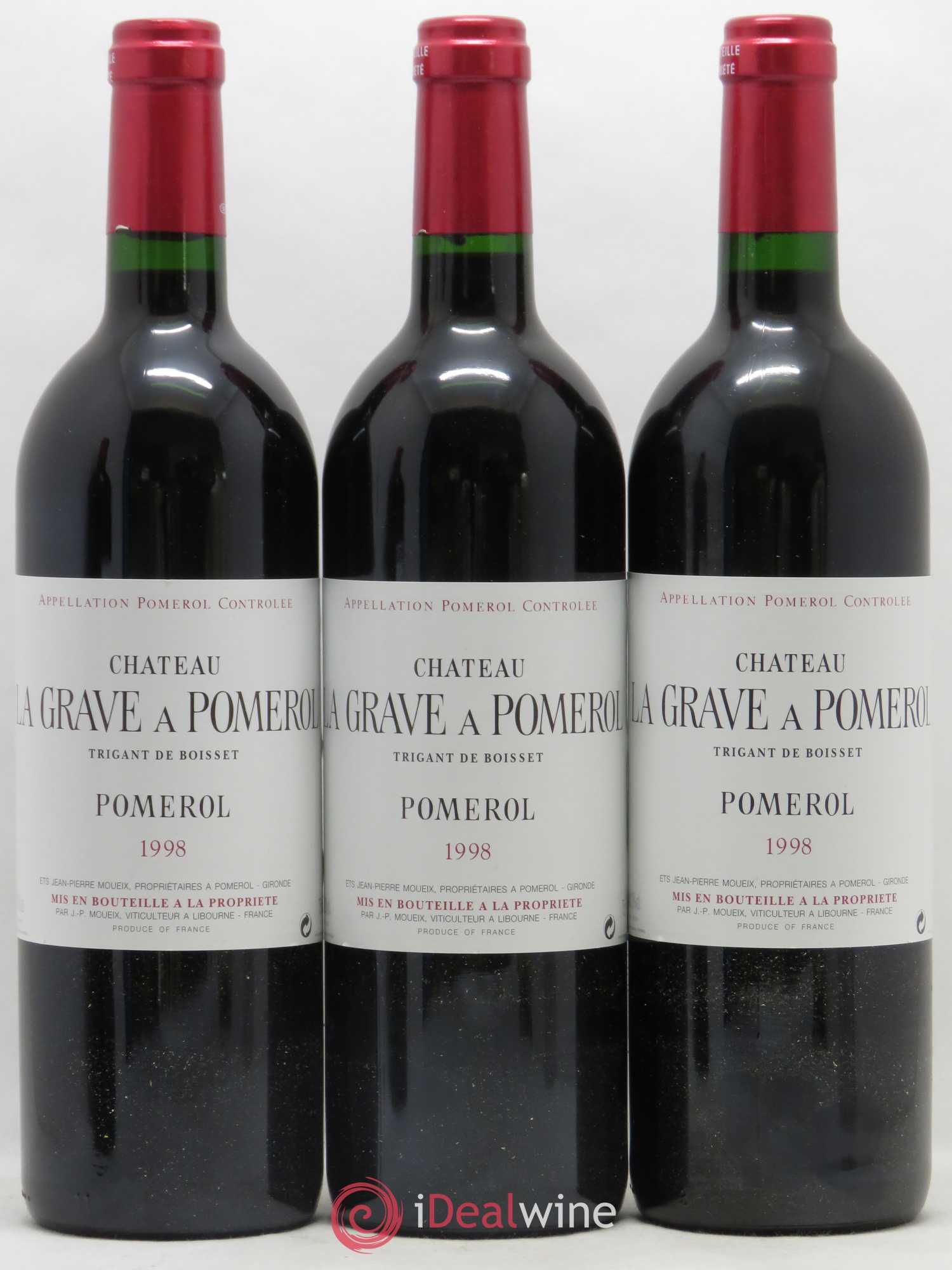 Château La Grave à Pomerol (Trigant de Boisset) 1998 - Lot de 12 bouteilles - 4