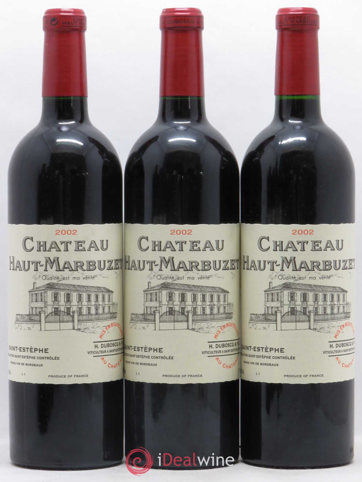 Château Haut Marbuzet 2002 - Lot de 12 bouteilles - 2
