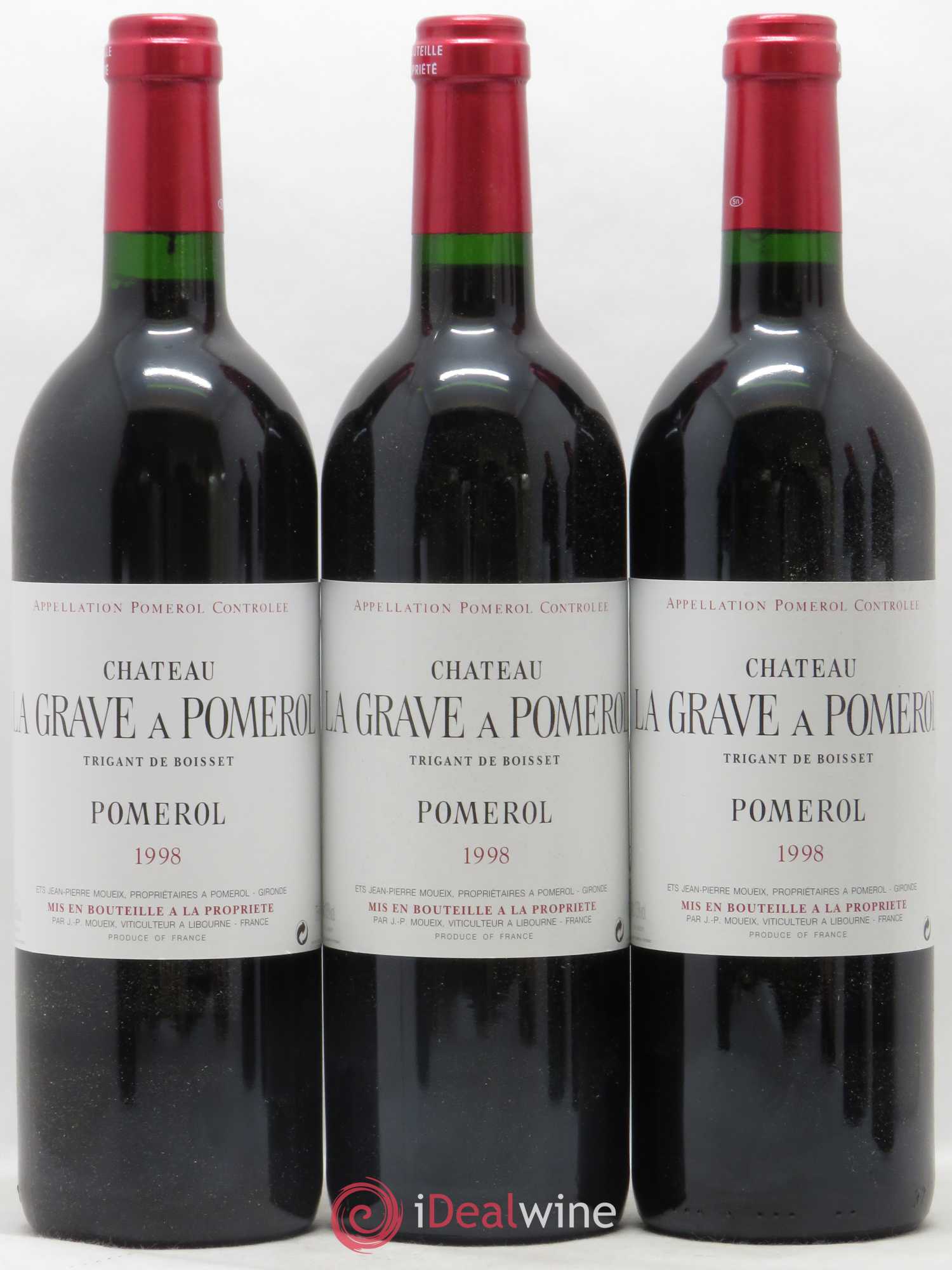 Château La Grave à Pomerol (Trigant de Boisset) 1998 - Lot de 12 bouteilles - 3