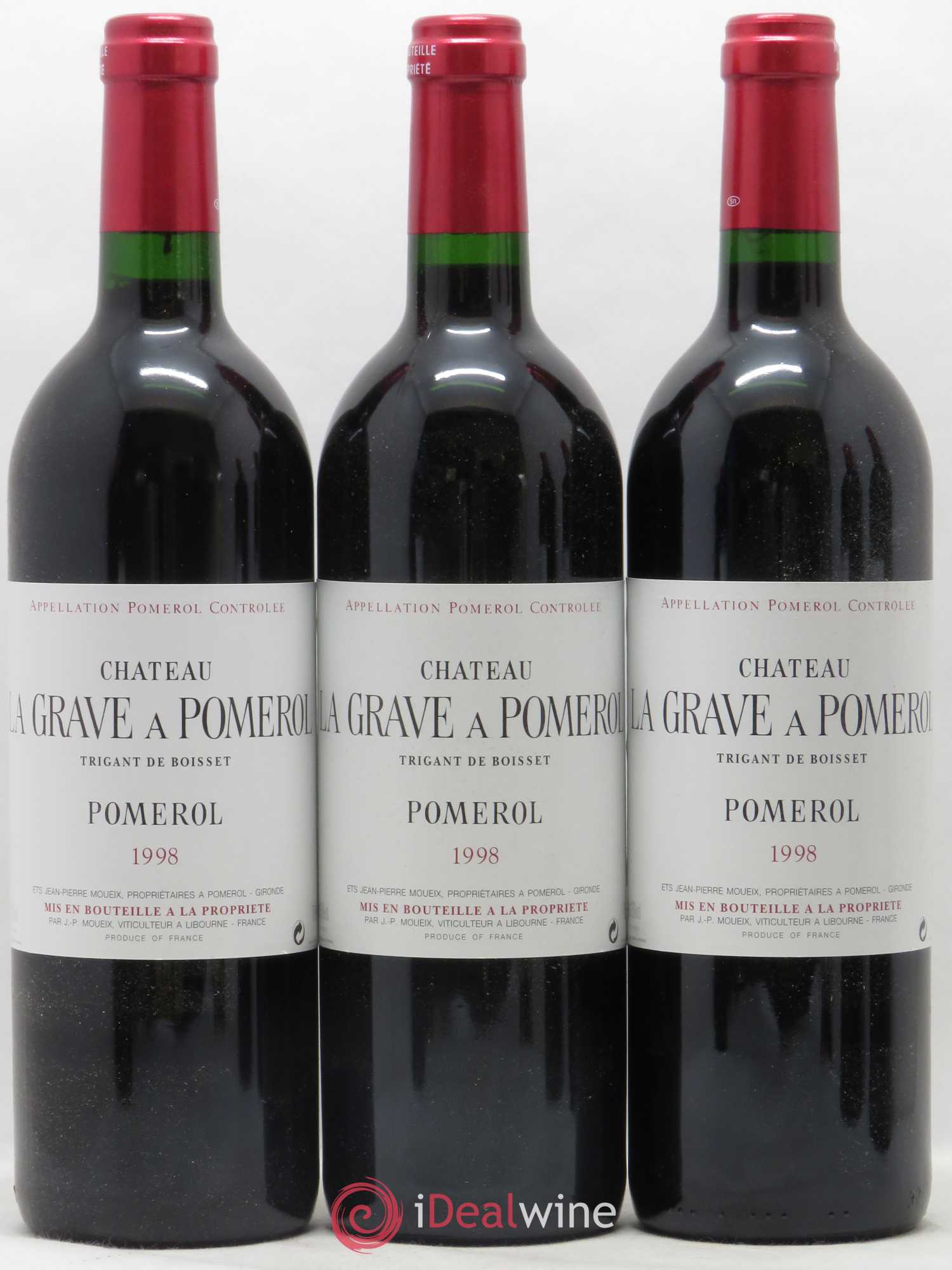 Château La Grave à Pomerol (Trigant de Boisset) 1998 - Lot de 12 bouteilles - 4