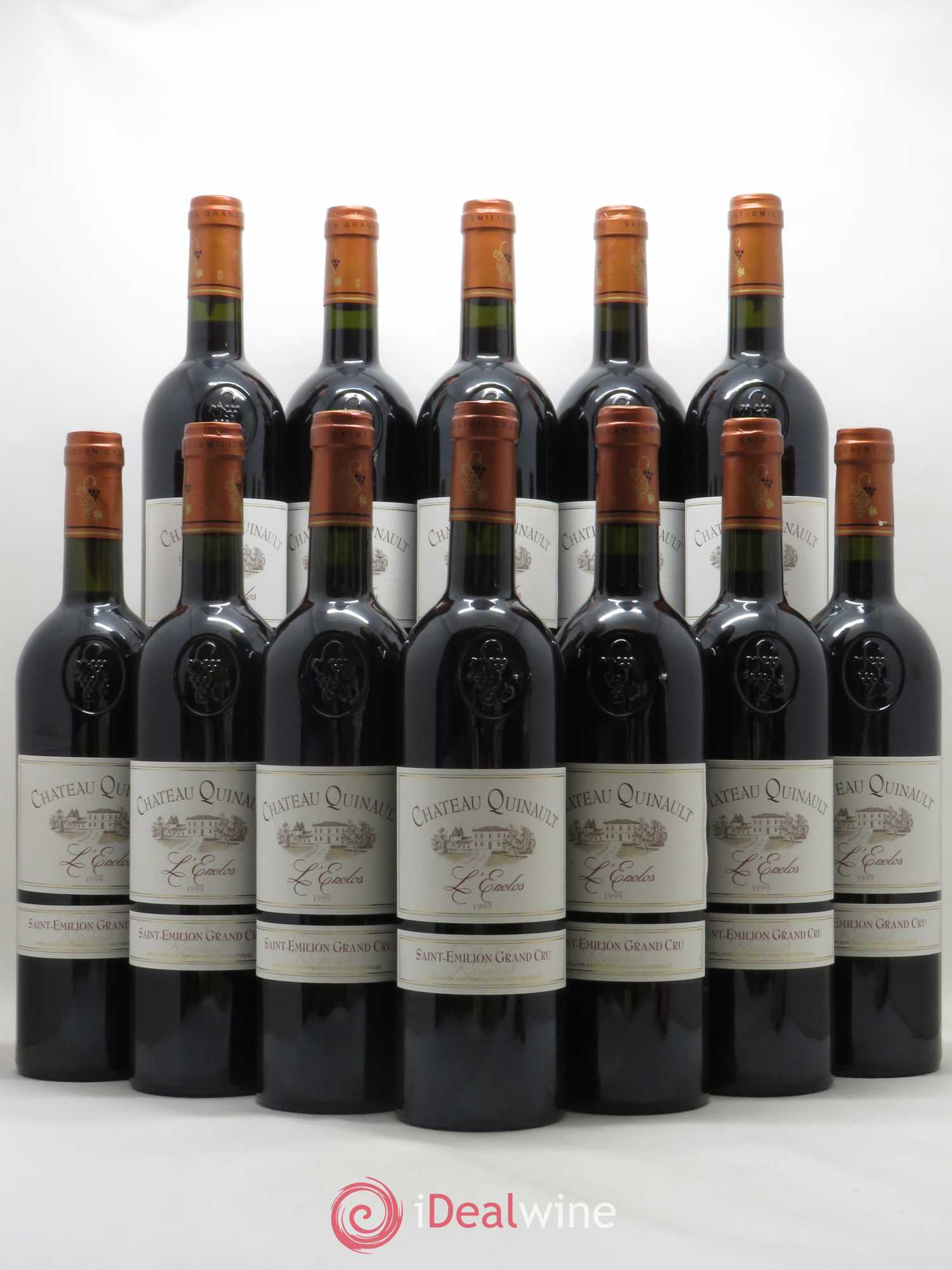 Château Quinault L'Enclos 1999 - Lot de 12 bouteilles - 0