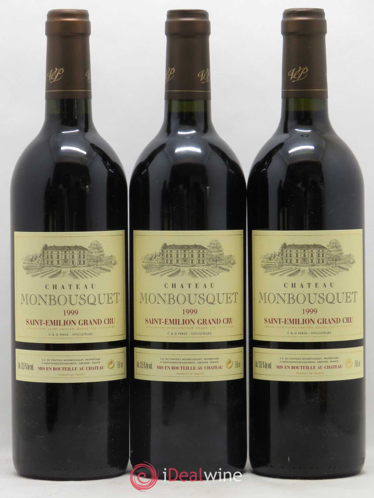 Château Monbousquet Grand Cru Classé 1999 - Lot de 6 bouteilles - 2