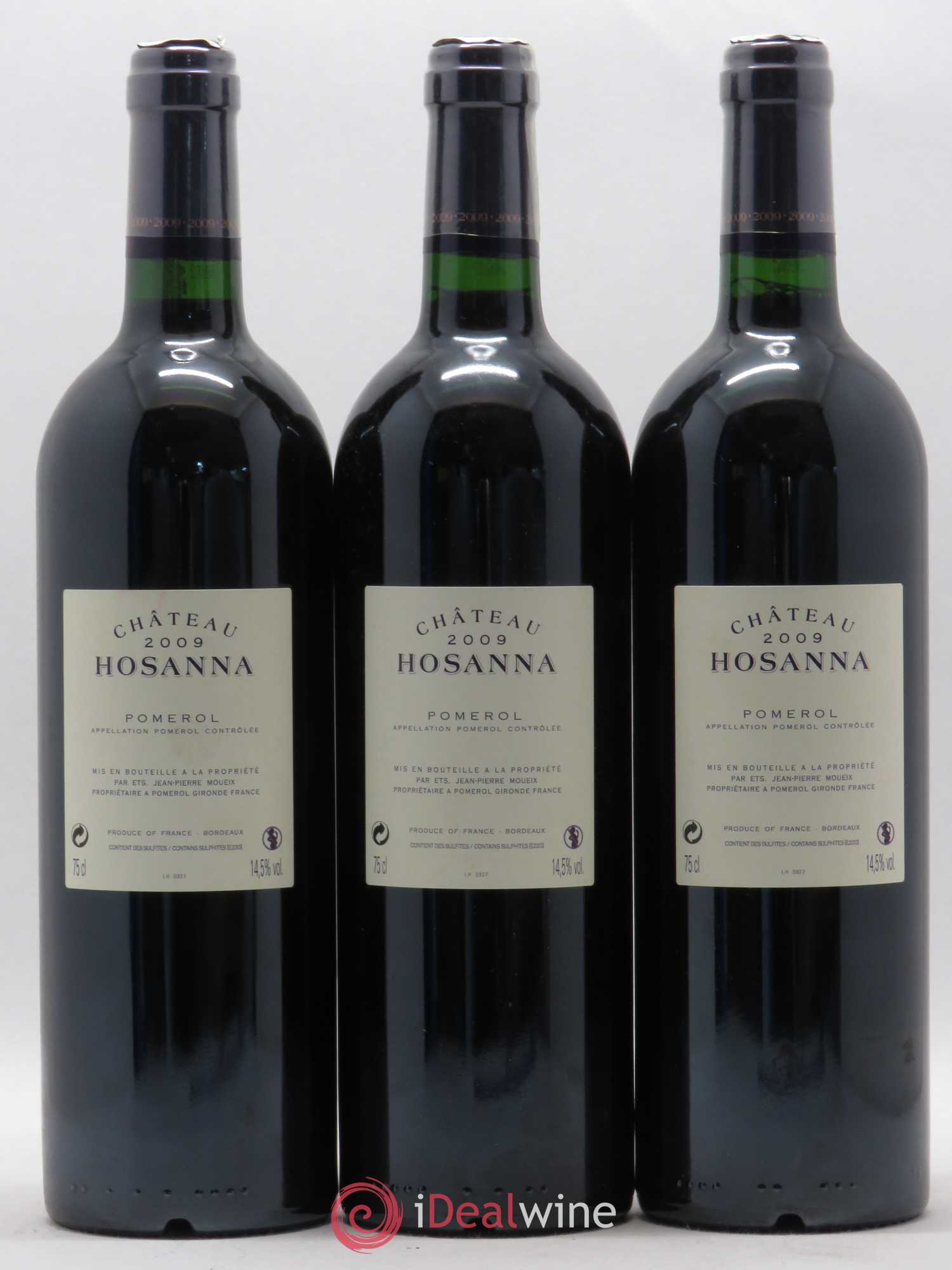 Château Hosanna 2009 - Lot de 3 bouteilles - 1