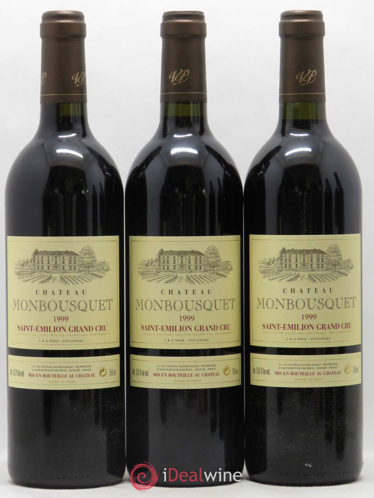 Château Monbousquet Grand Cru Classé 1999 - Lot de 6 bouteilles - 1