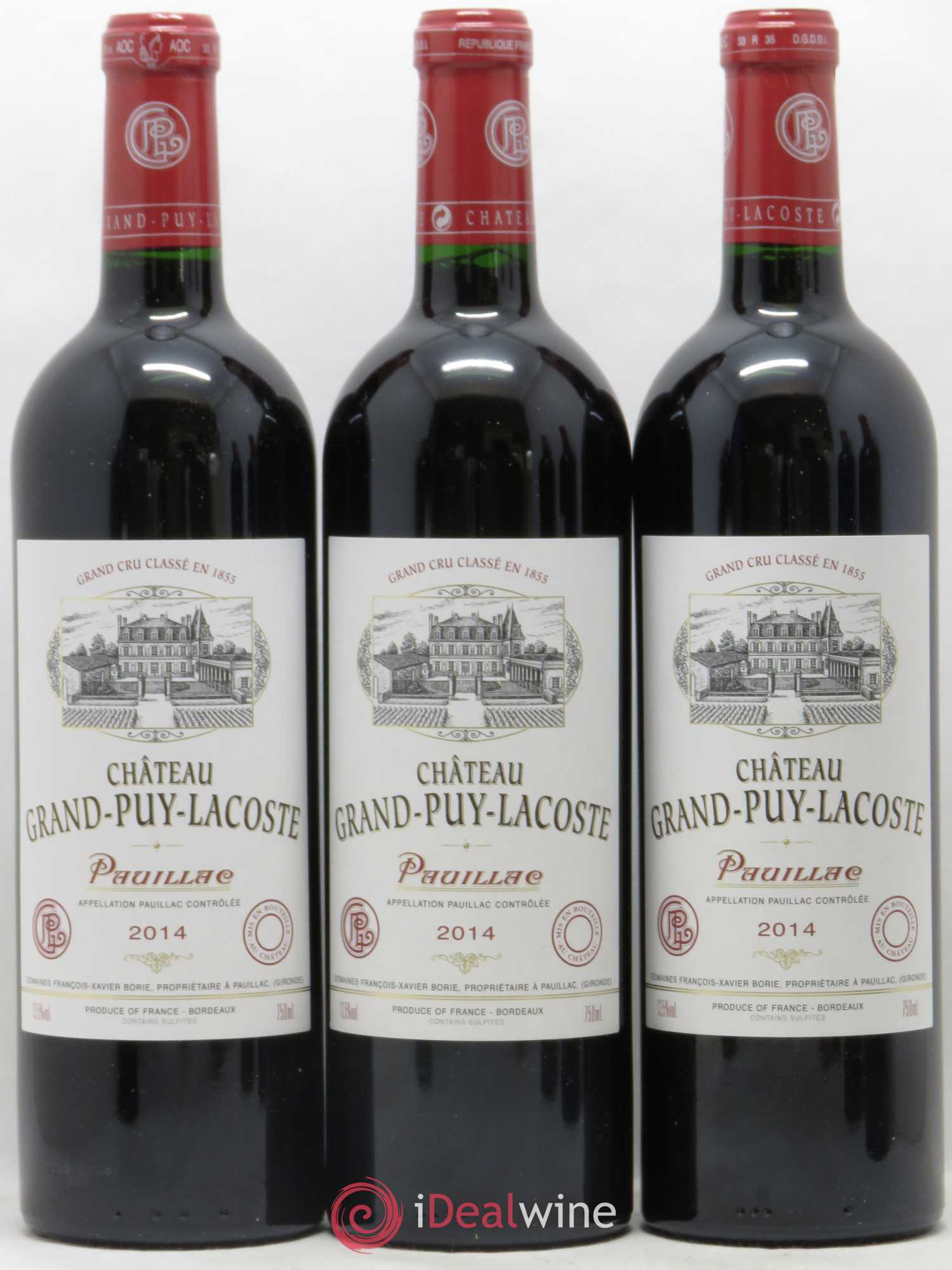 Château Grand Puy Lacoste 5ème Grand Cru Classé 2014 - Lot de 6 bouteilles - 1