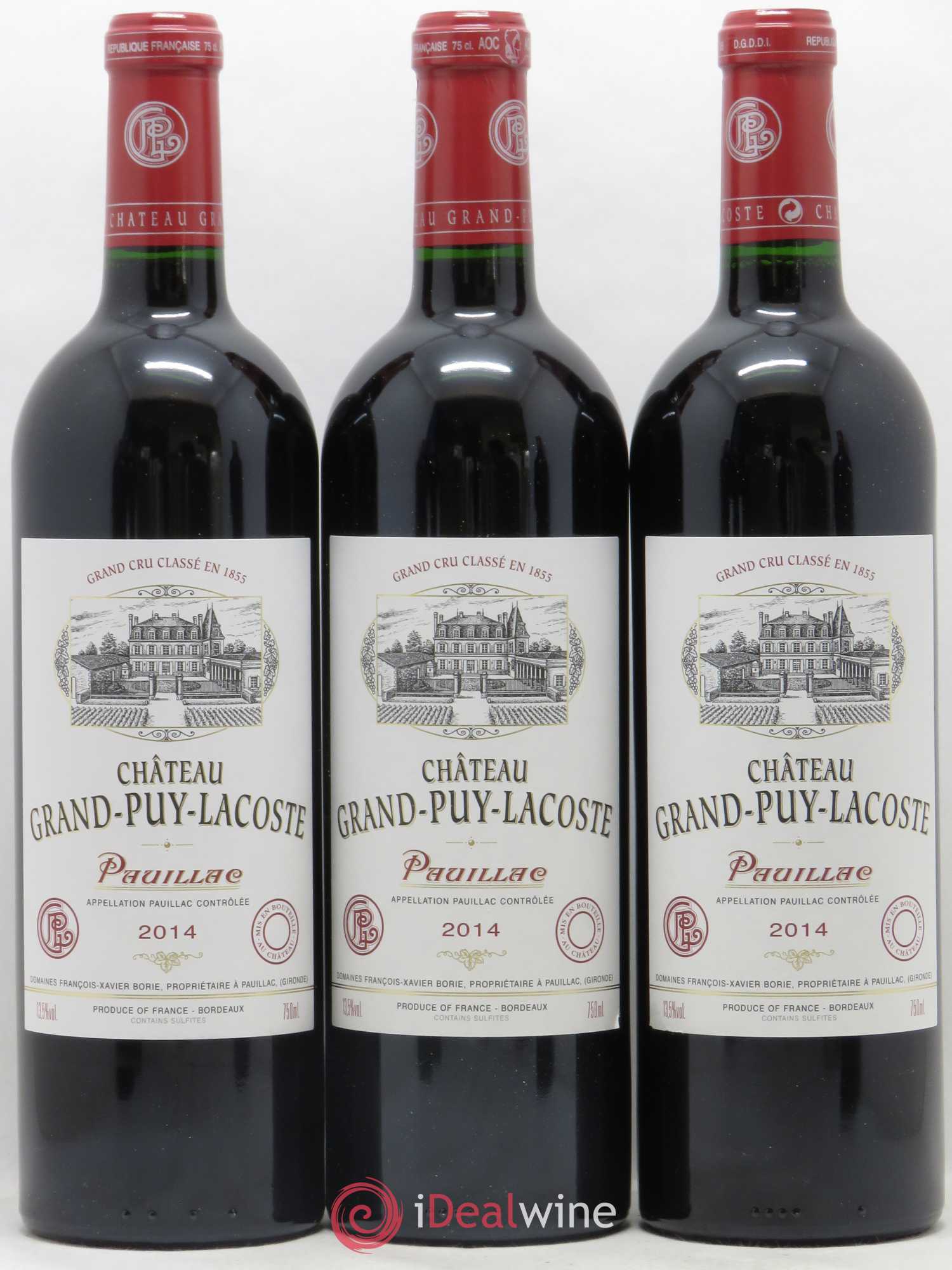 Château Grand Puy Lacoste 5ème Grand Cru Classé 2014 - Lot de 6 bouteilles - 2