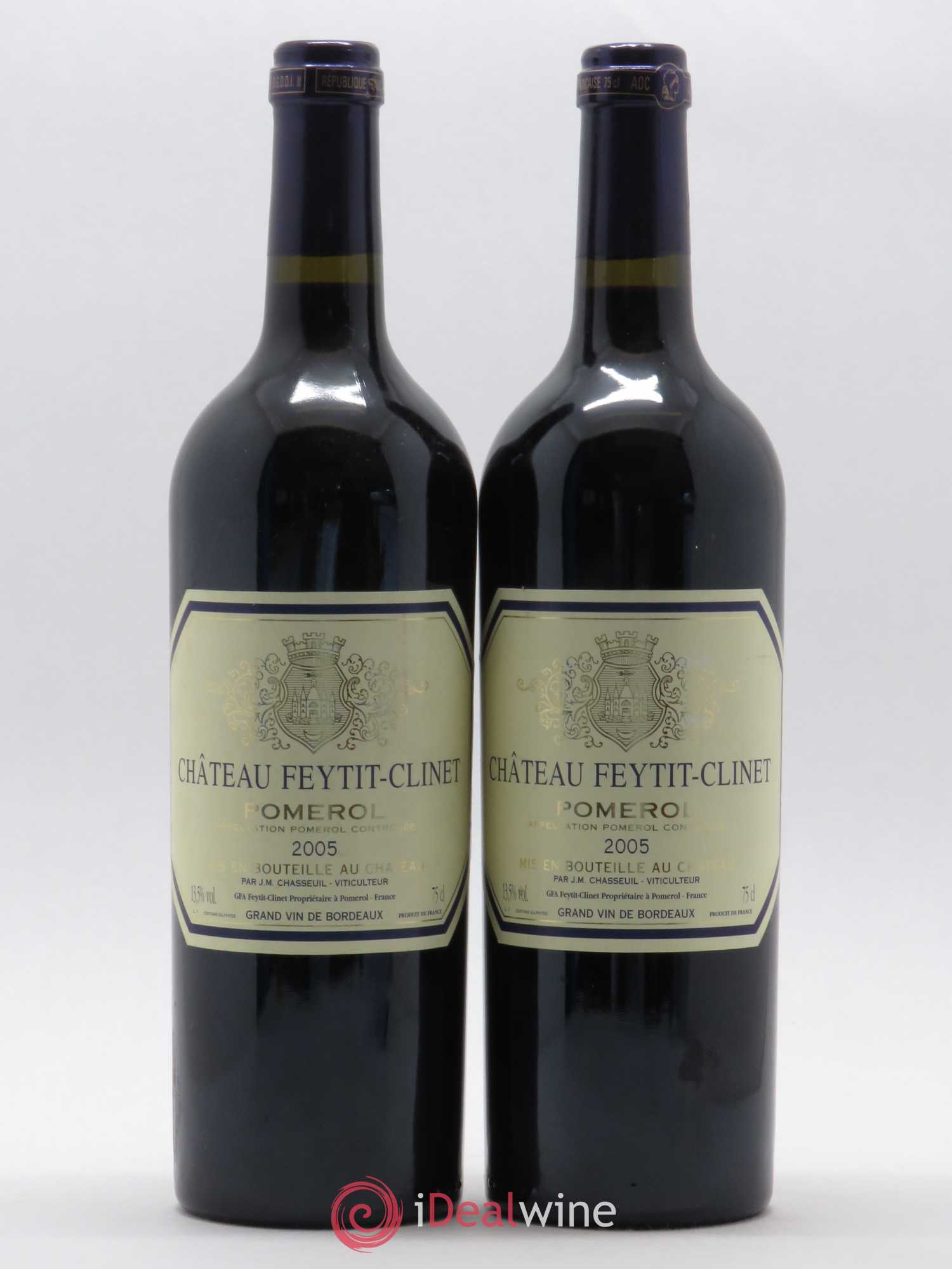 Château Feytit-Clinet 2005 - Lot de 2 bouteilles - 0