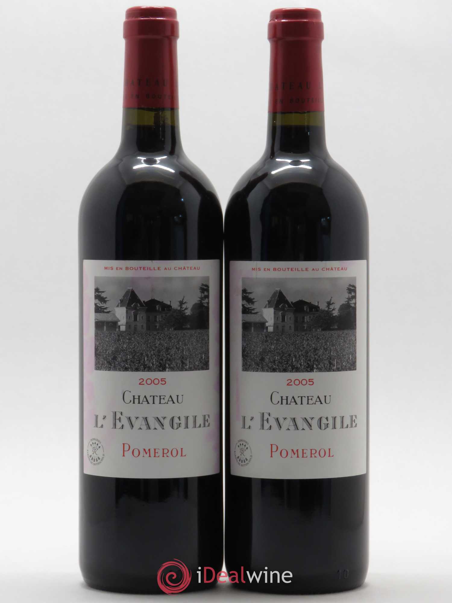 Château l' Évangile 2005 - Lot de 2 bouteilles - 0