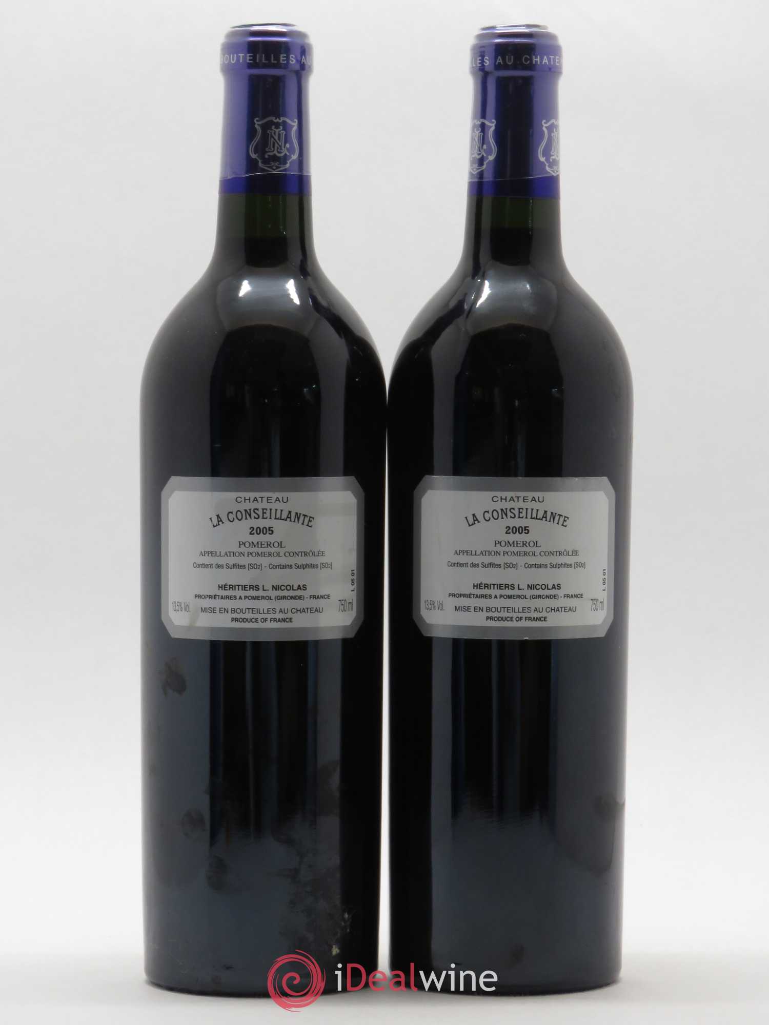 Château la Conseillante 2005 - Lot de 2 bouteilles - 1