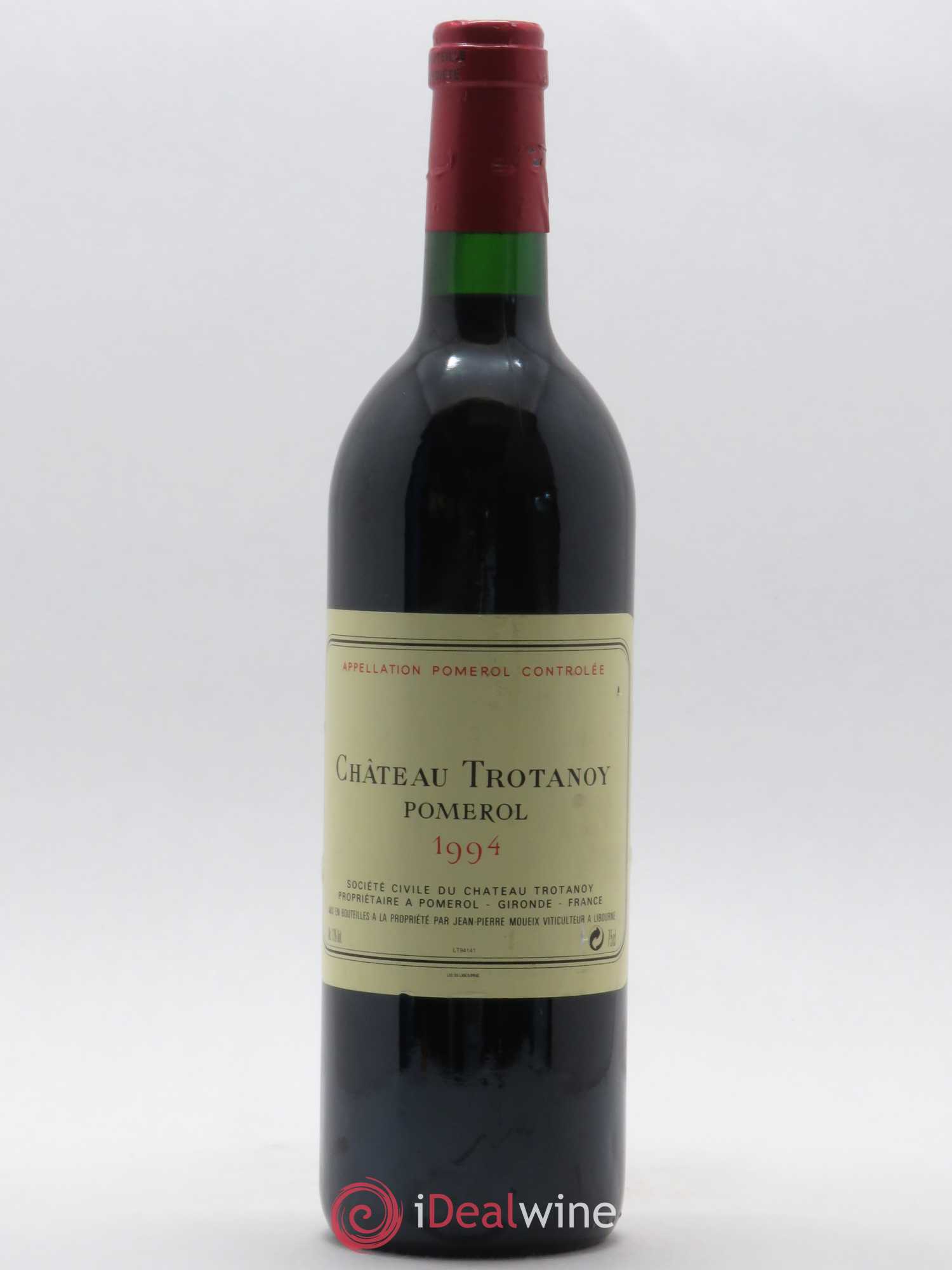 Château Trotanoy 1994 - Lot de 1 bouteille - 0