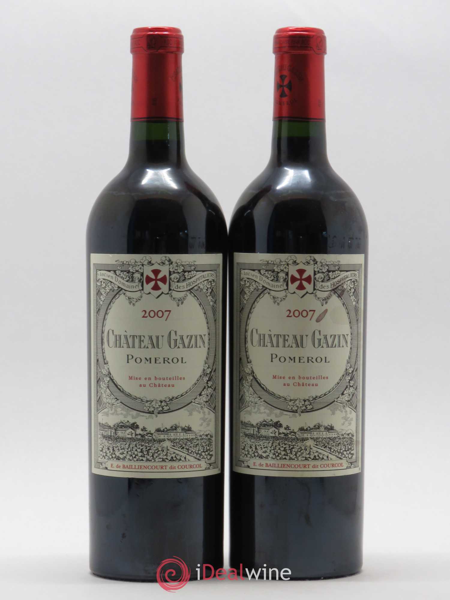 Château Gazin 2007 - Lot de 2 bouteilles - 0