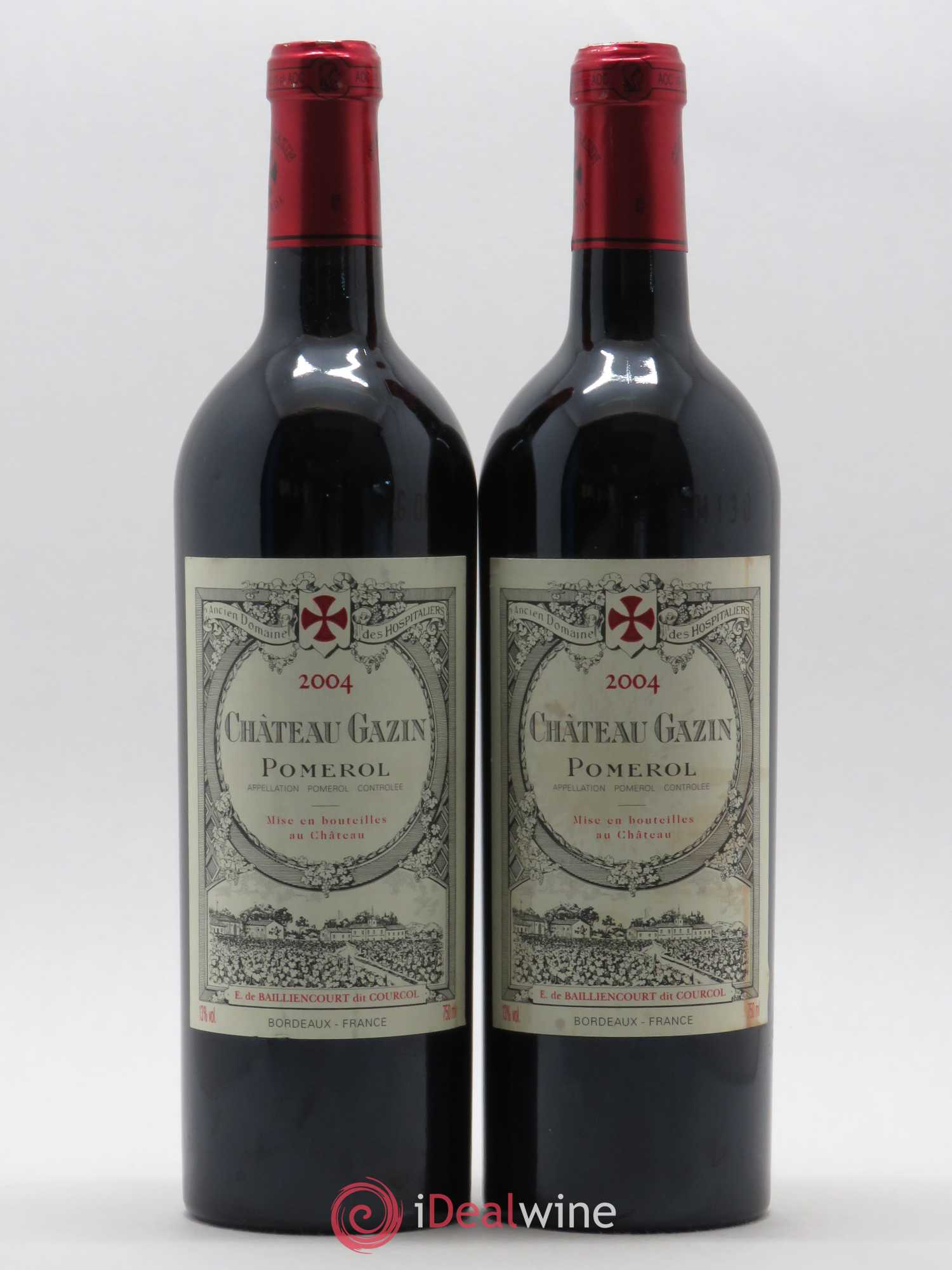 Château Gazin 2004 - Lot de 2 bouteilles - 0