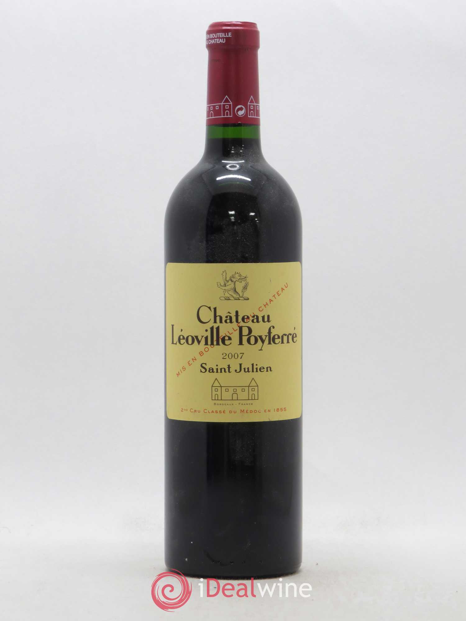 Château Léoville Poyferré 2ème Grand Cru Classé 2007 - Lot de 1 bouteille - 0