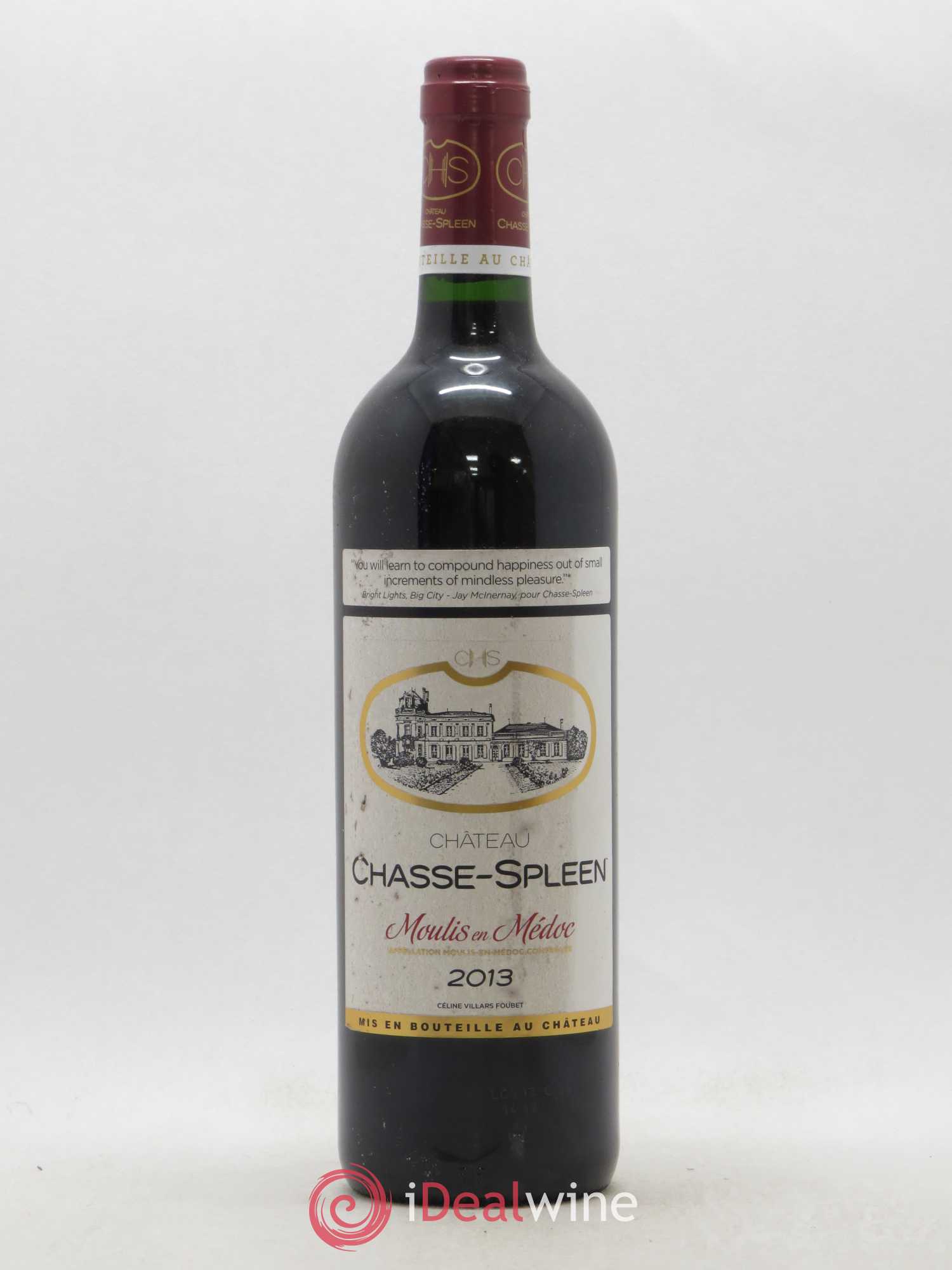 Château Chasse Spleen 2013 - Lot de 1 bouteille - 0