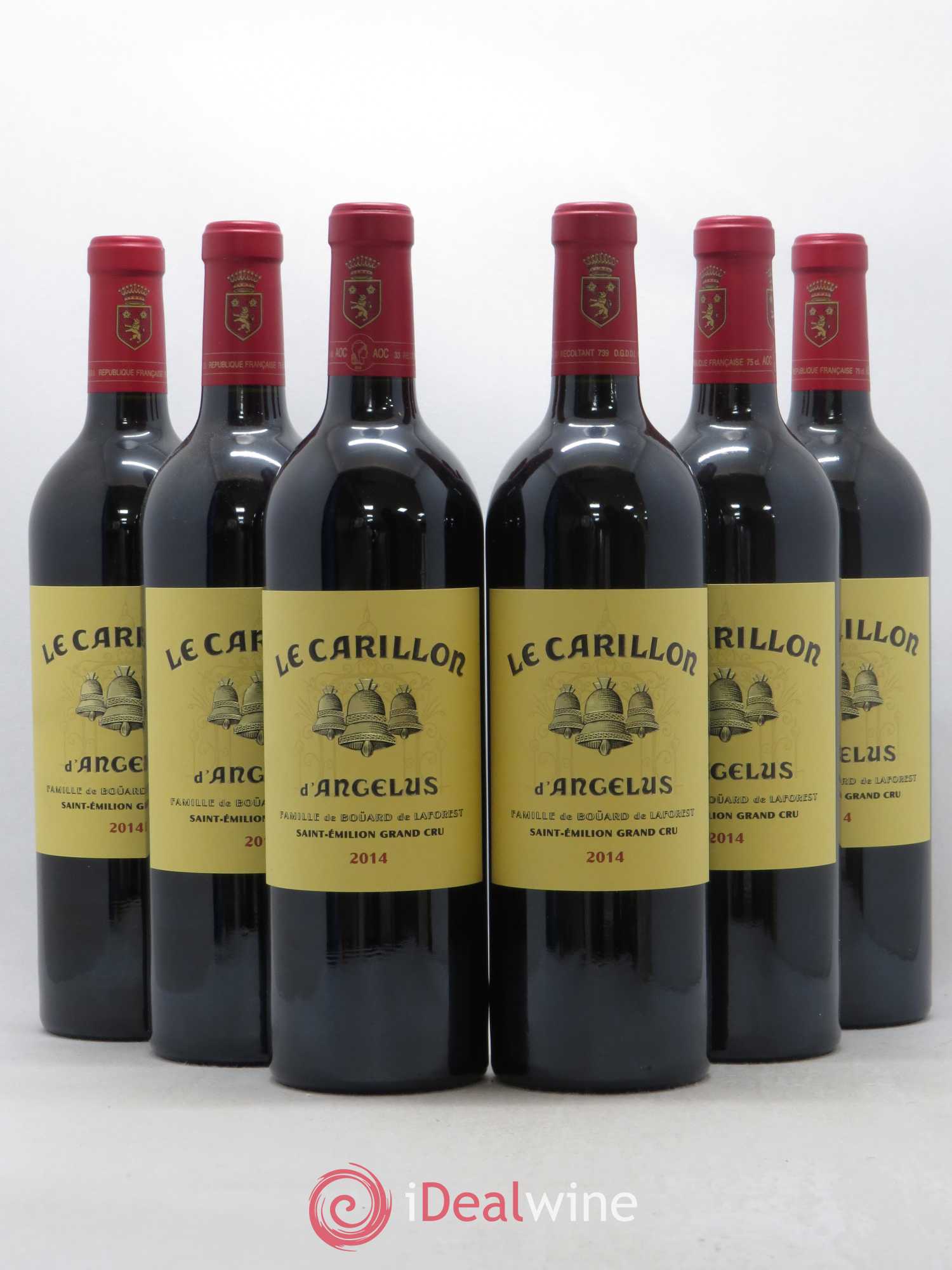 Le Carillon de l'Angélus Second Vin 2014 - Lot de 6 bouteilles - 0