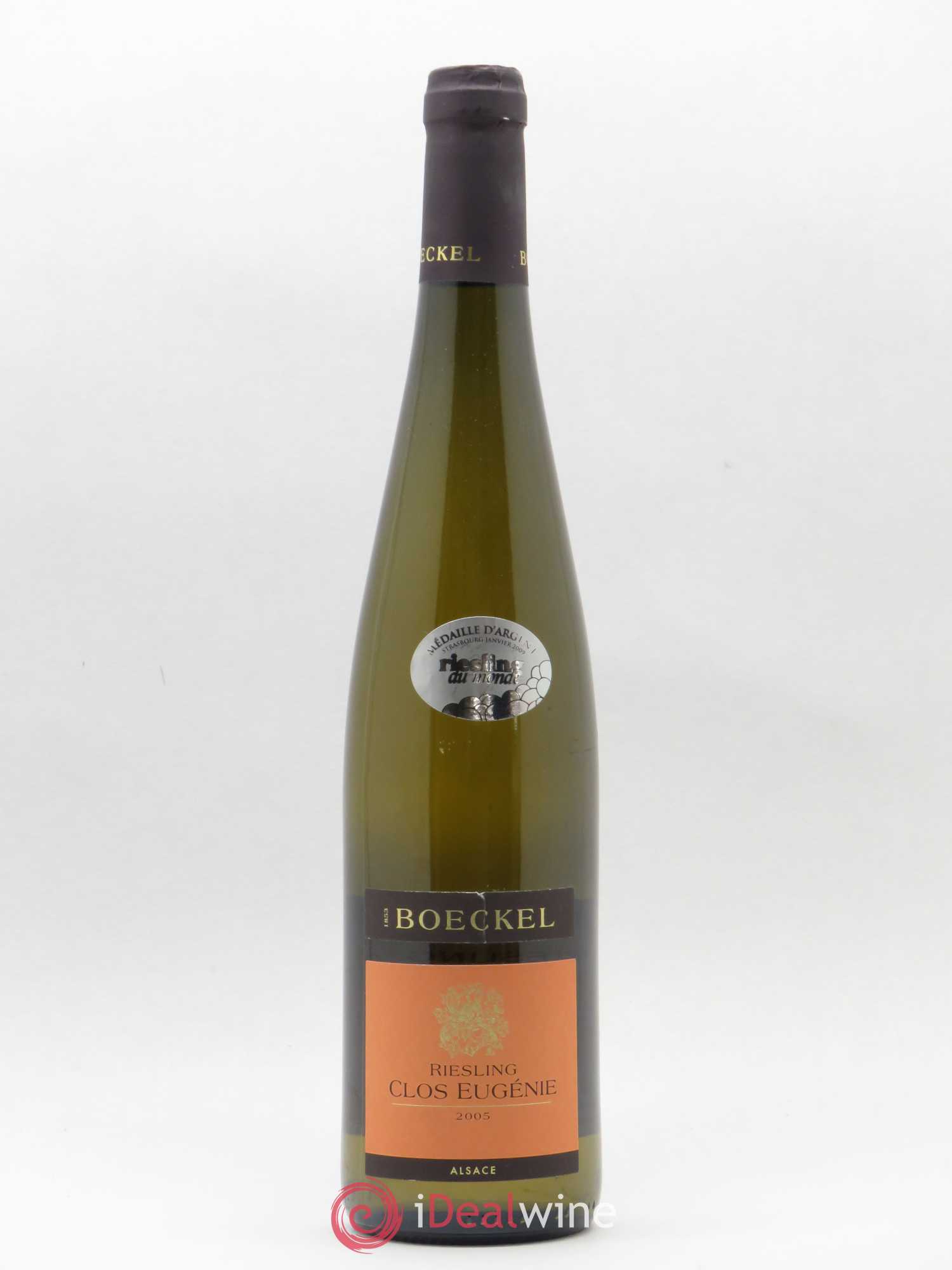Riesling Clos Eugénie Boeckel (sans prix de réserve) 2005 - Posten von 1 Flasche - 0
