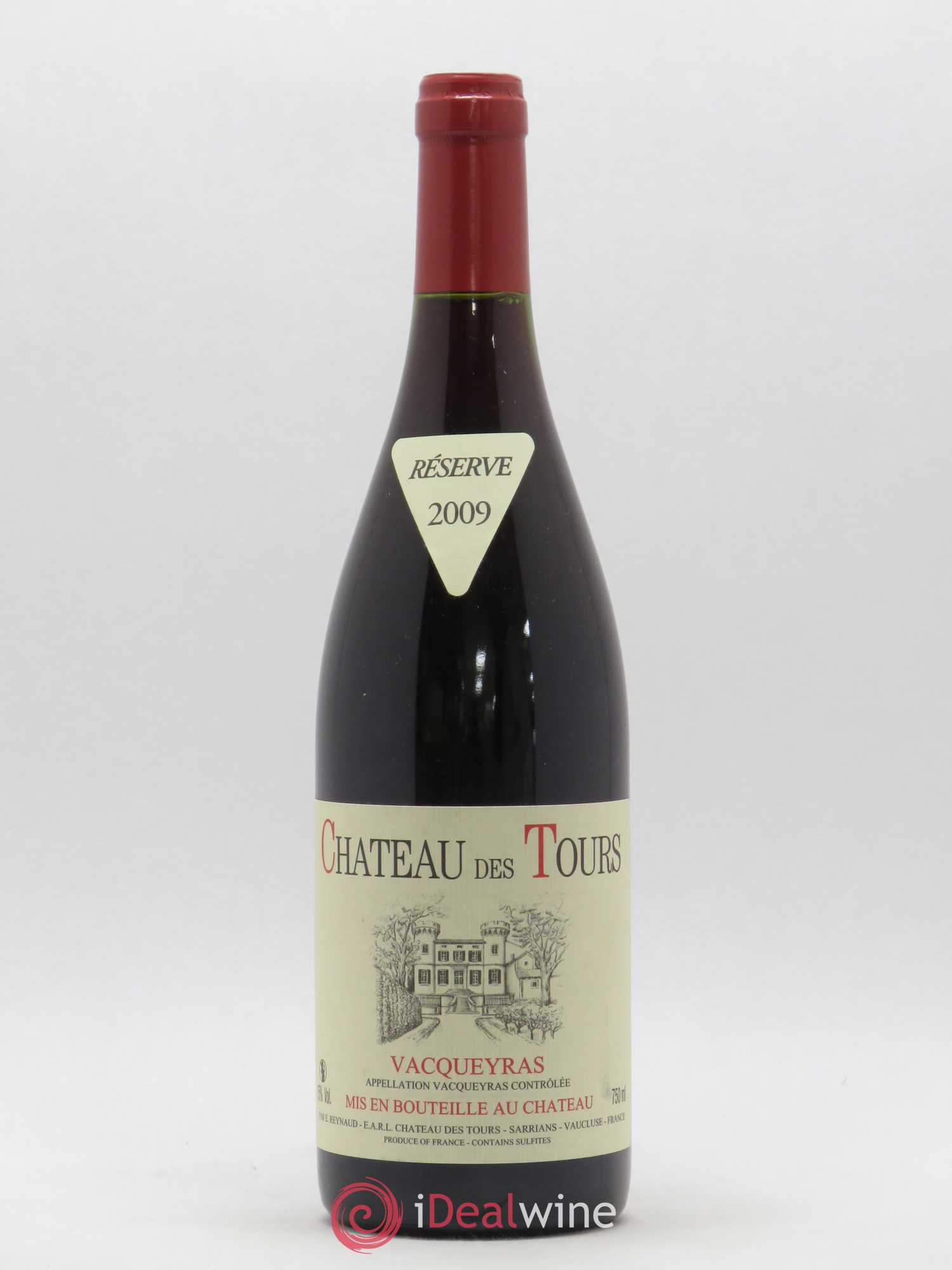 Vacqueyras Château des Tours Emmanuel Reynaud 2009 - Lot de 1 bouteille - 0