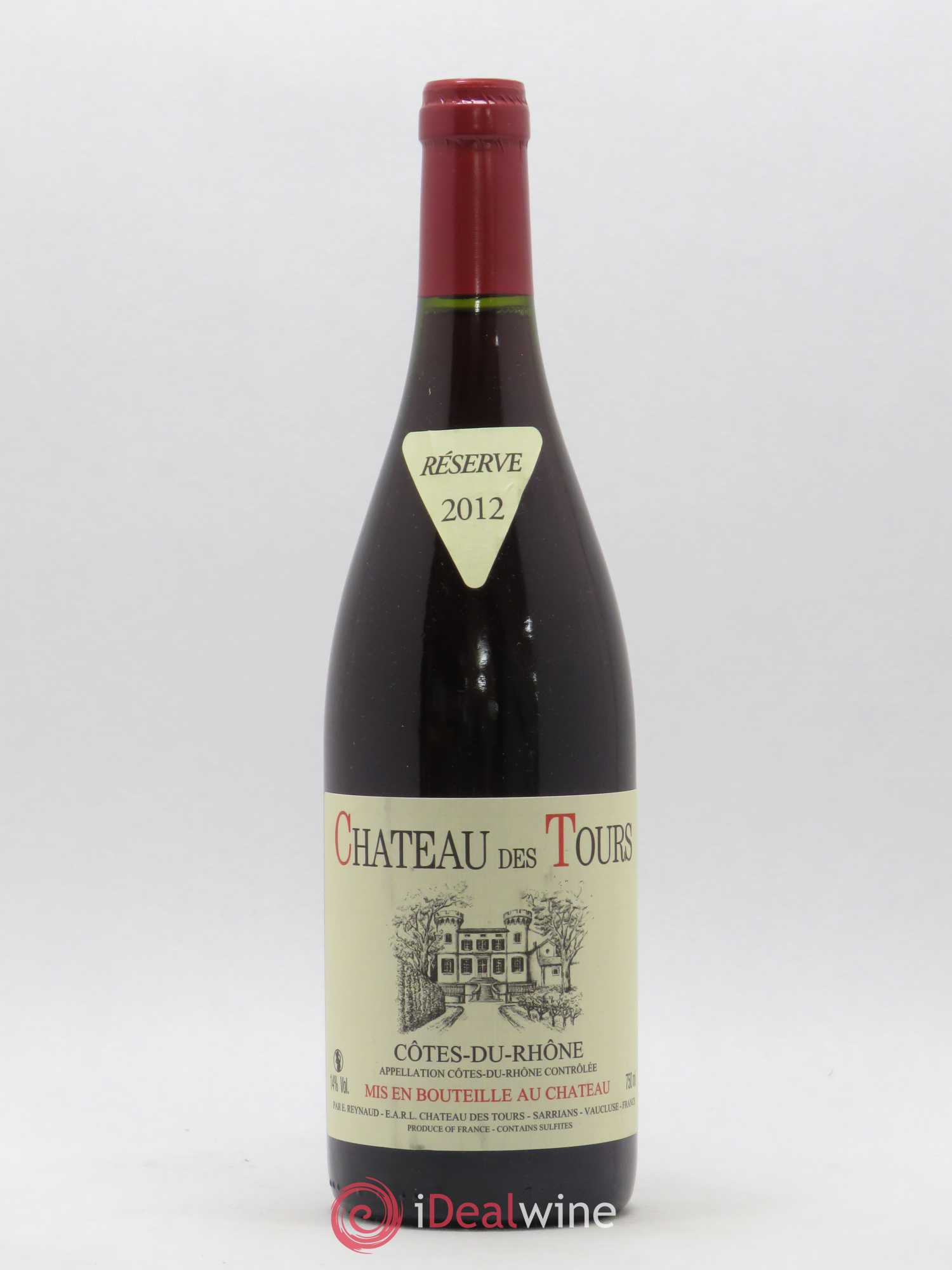 Côtes-du-Rhône Château des Tours Emmanuel Reynaud 2012 - Lot de 1 bouteille - 0
