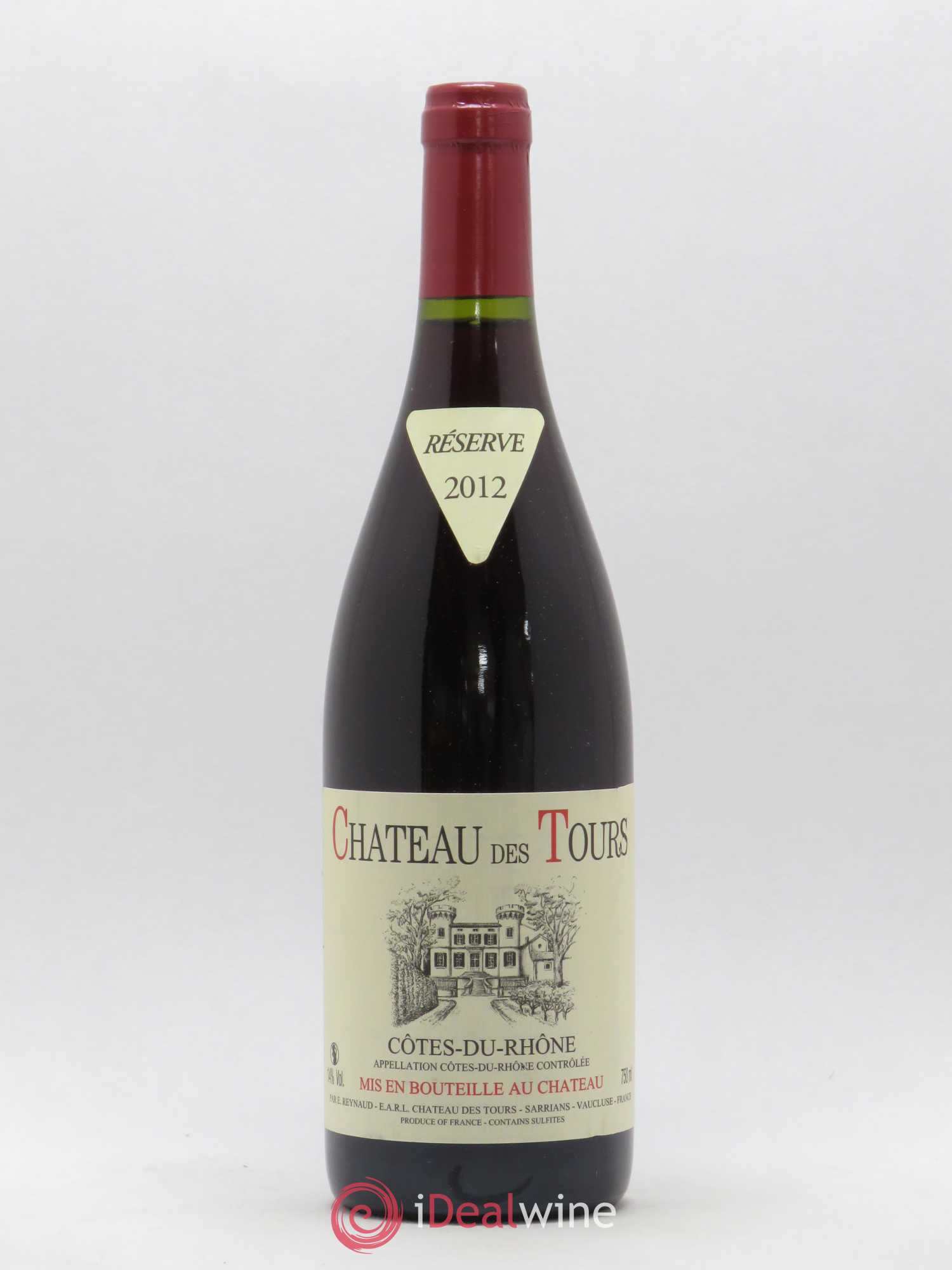 Côtes-du-Rhône Château des Tours Emmanuel Reynaud 2012 - Lot de 1 bouteille - 0