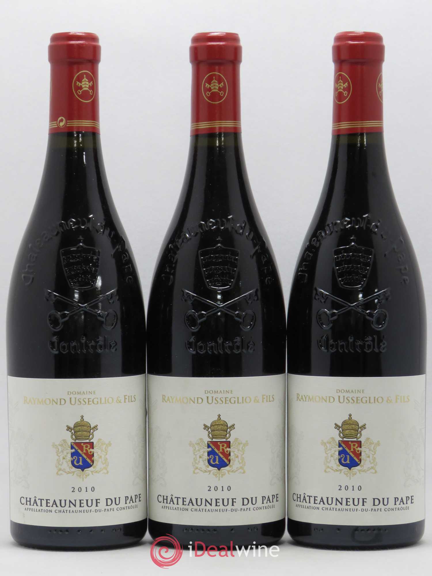 Châteauneuf-du-Pape Raymond Usseglio & Fils (Domaine) 2010 - Lot de 3 bouteilles - 0