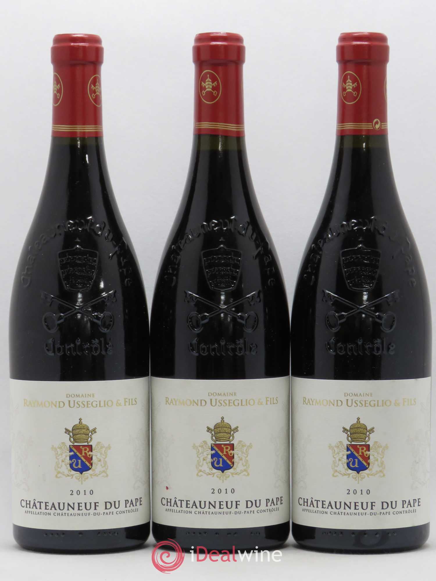 Châteauneuf-du-Pape Raymond Usseglio & Fils (Domaine) 2010 - Lot de 3 bouteilles - 0