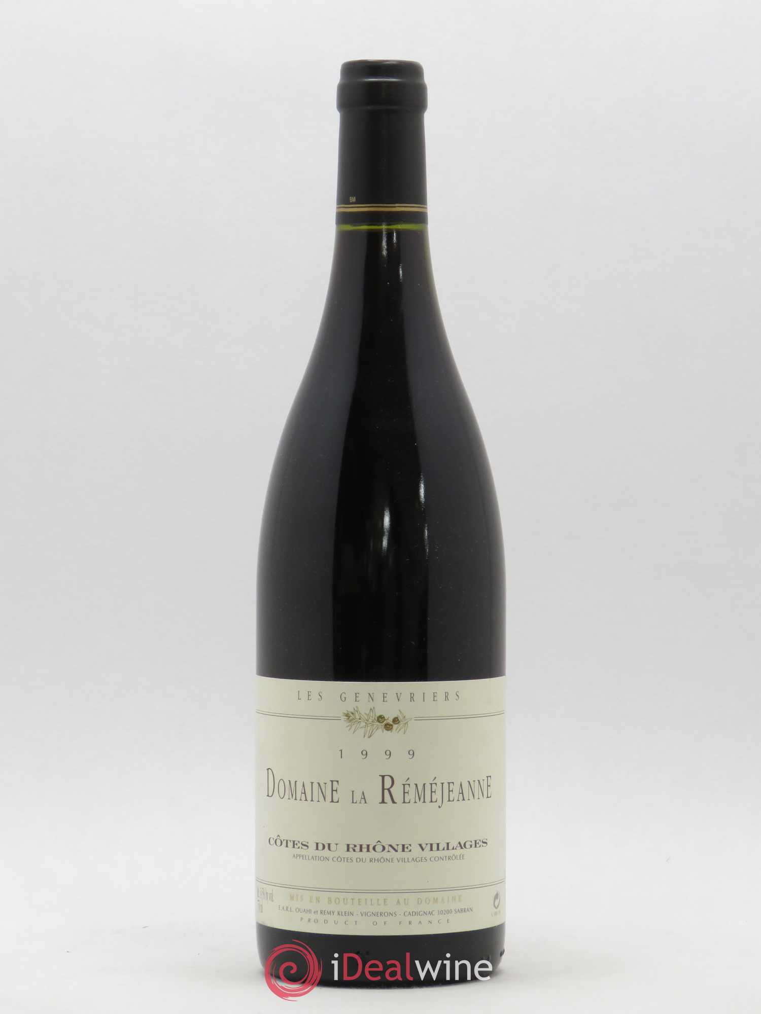 Côtes-du-Rhône Les Genevriers Domaine de La Remejeanne 1999 - Lotto di 1 bottiglia - 0