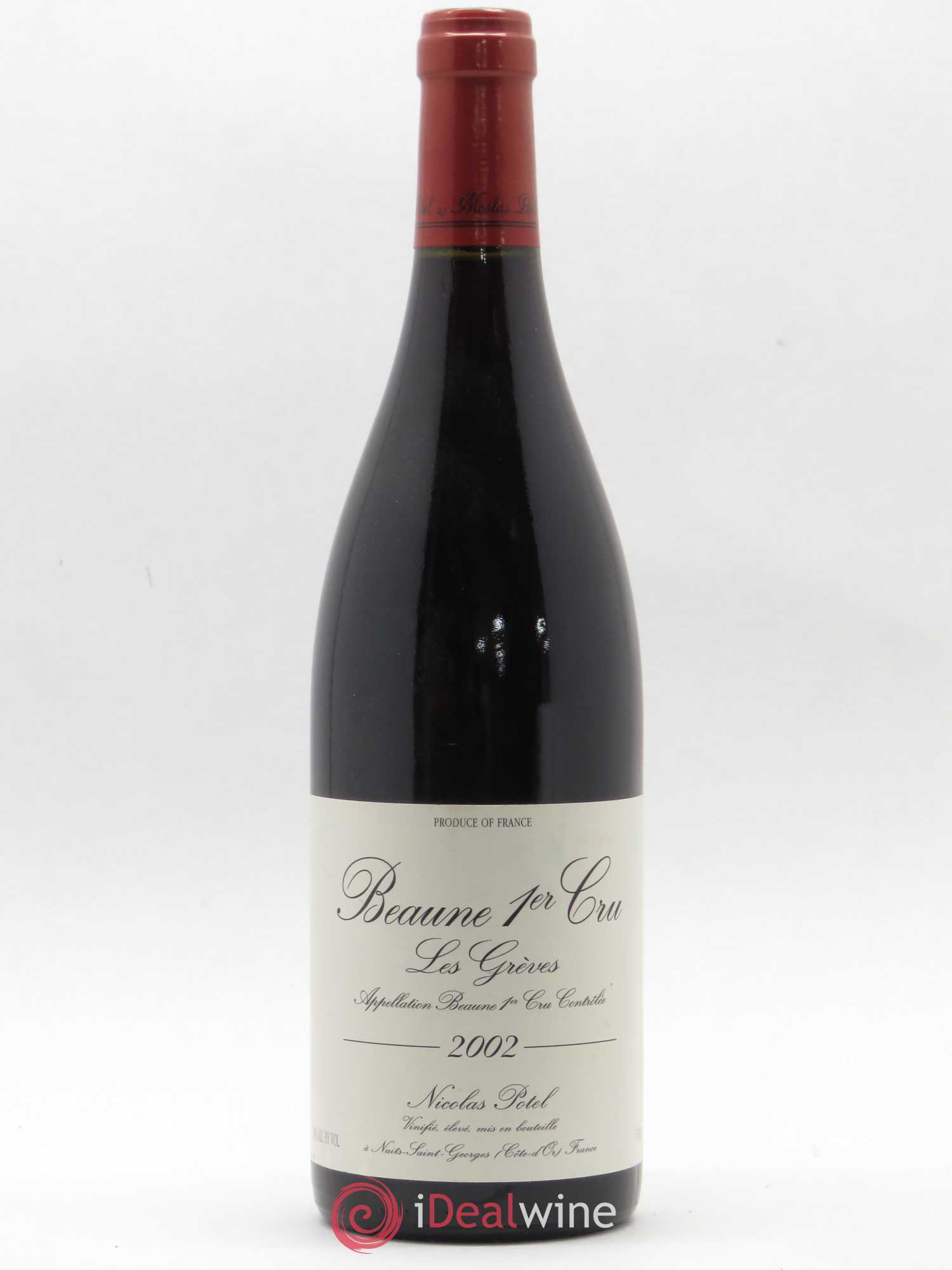 Beaune 1er Cru Les Grèves Nicolas Potel 2002 - Posten von 1 Flasche - 0