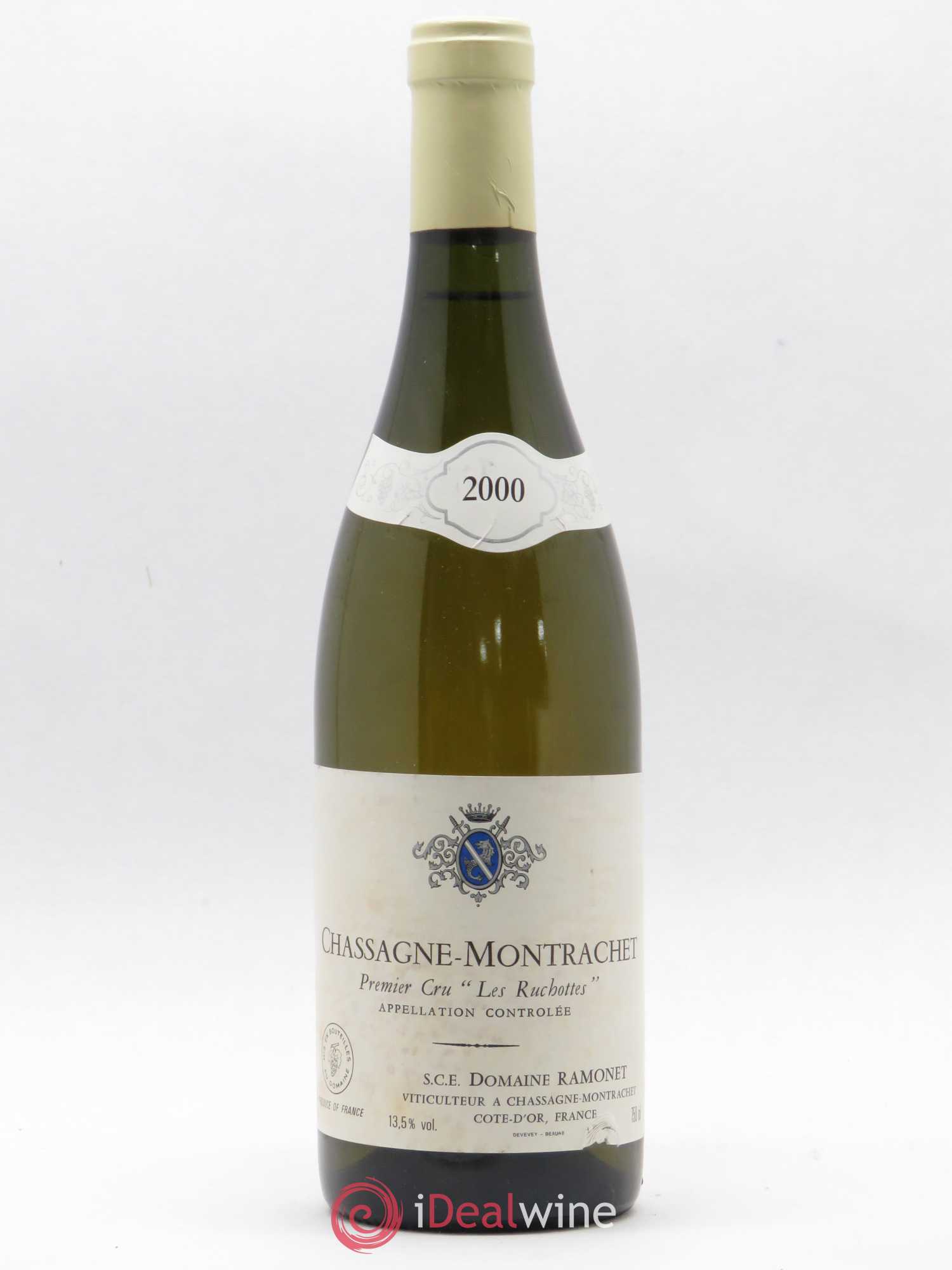 Chassagne-Montrachet 1er Cru Les Ruchottes Ramonet (Domaine) 2000 - Lot de 1 bouteille - 0