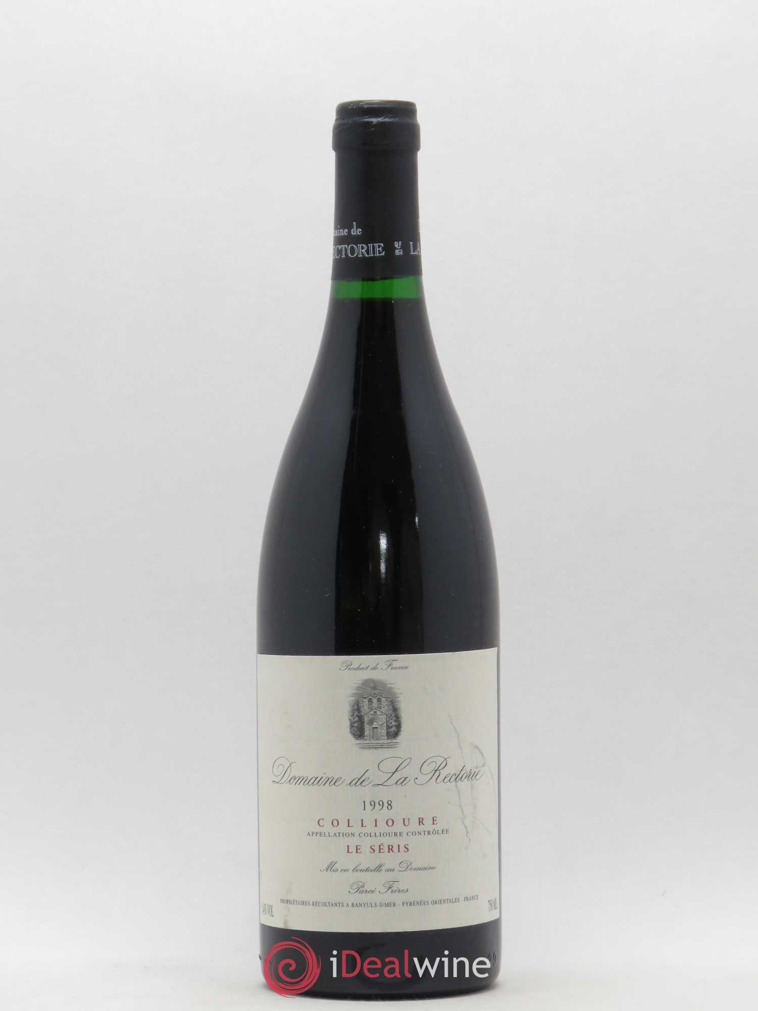 Collioure Le Seris Domaine de la Rectorie (sans prix de réserve) 1998 - Posten von 1 Flasche - 0