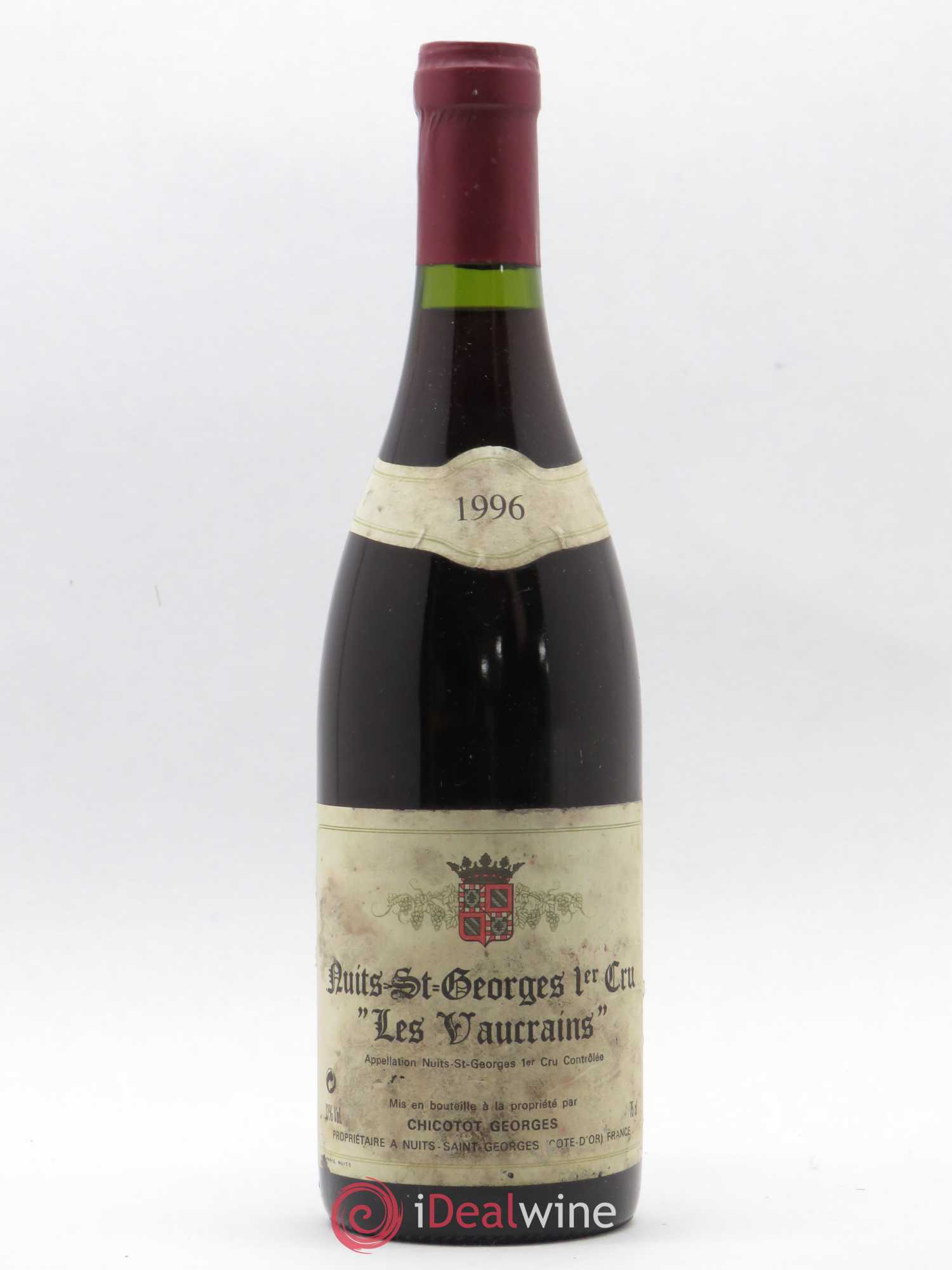 Nuits-Saint-Georges 1er Cru Les Vaucrains Domaine Chicotot 1996 - Posten von 1 Flasche - 0