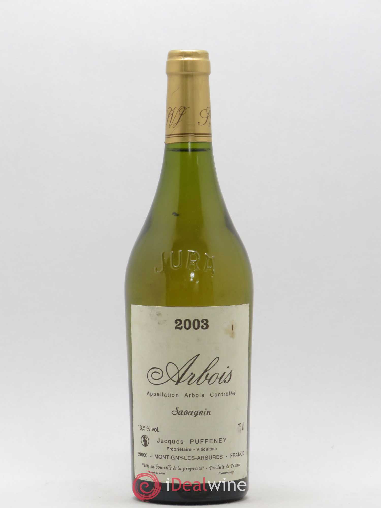 Arbois Savagnin Jacques Puffeney 2003 - Lot de 1 bouteille - 0