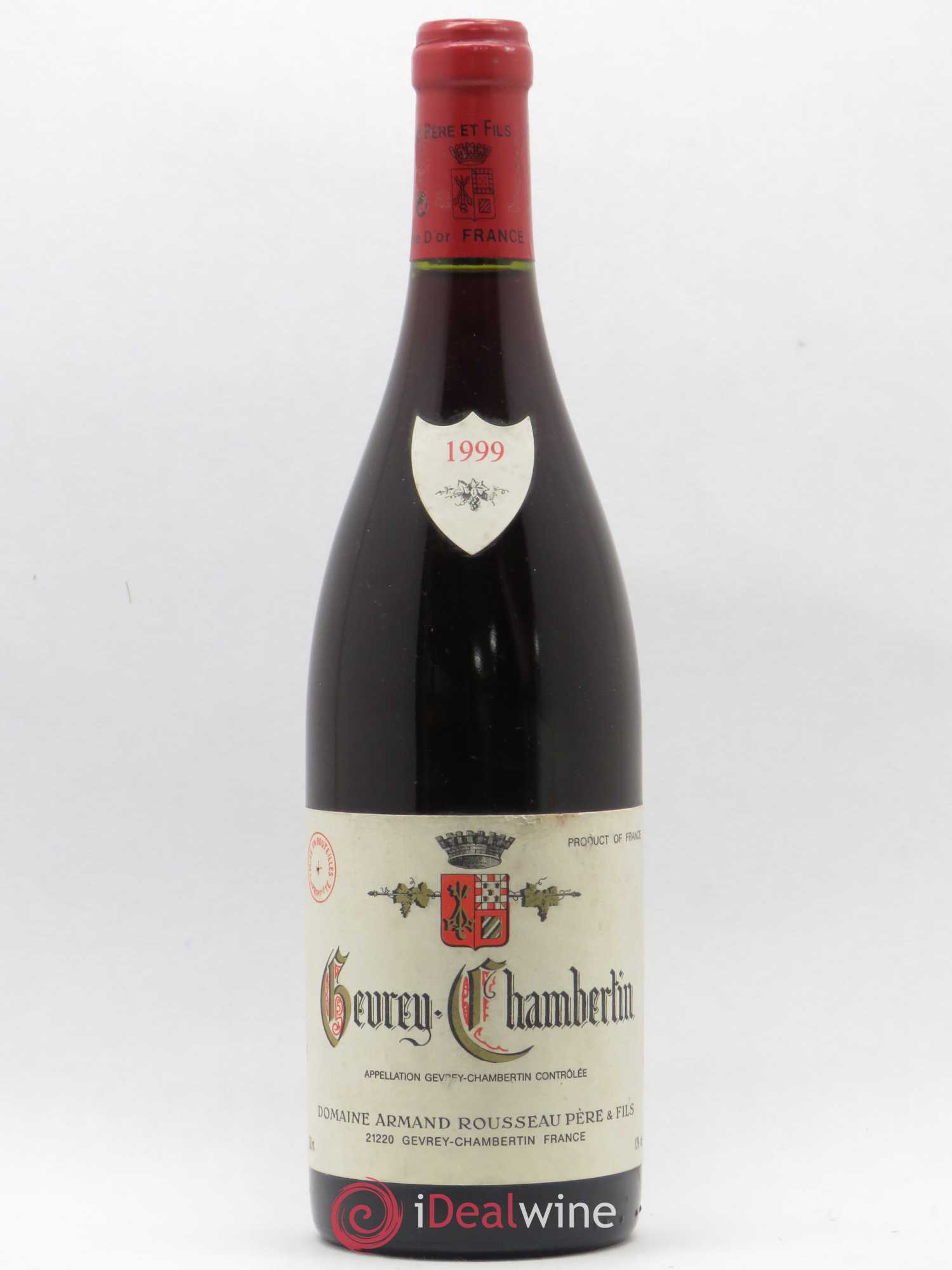 Gevrey-Chambertin Armand Rousseau (Domaine) 1999 - Lot de 1 bouteille - 0