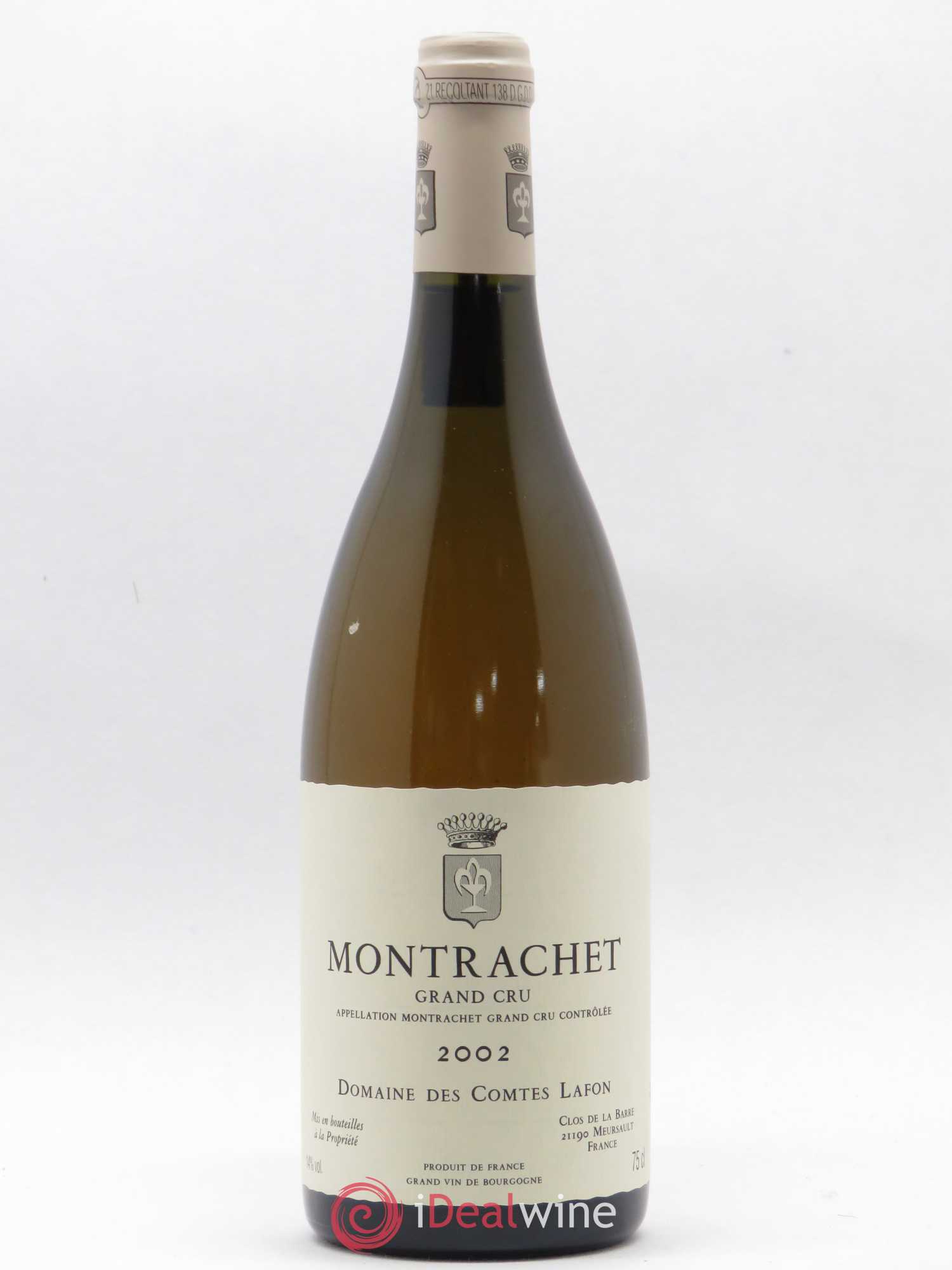 Montrachet Grand Cru Comtes Lafon (Domaine des) 2002 - Lot de 1 bouteille - 0
