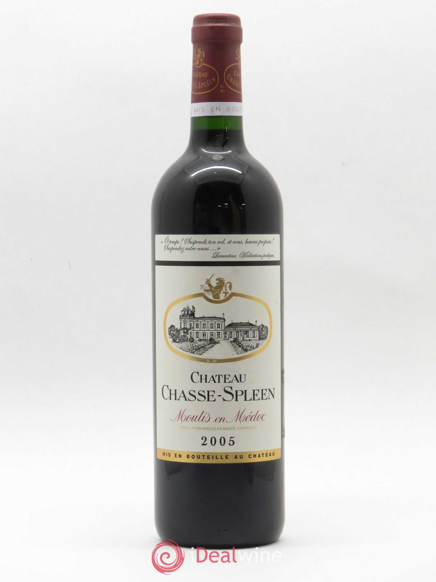 Château Chasse Spleen 2005 - Lot de 1 bouteille - 0