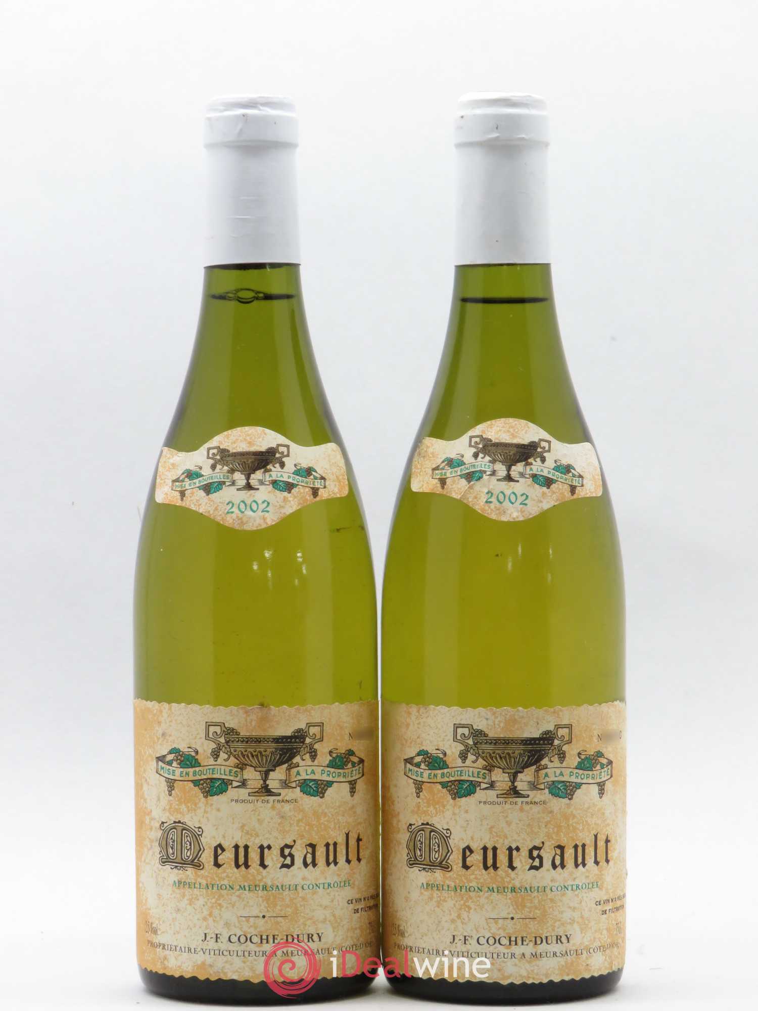 Meursault Coche Dury (Domaine) 2002 - Lot de 2 bouteilles - 0