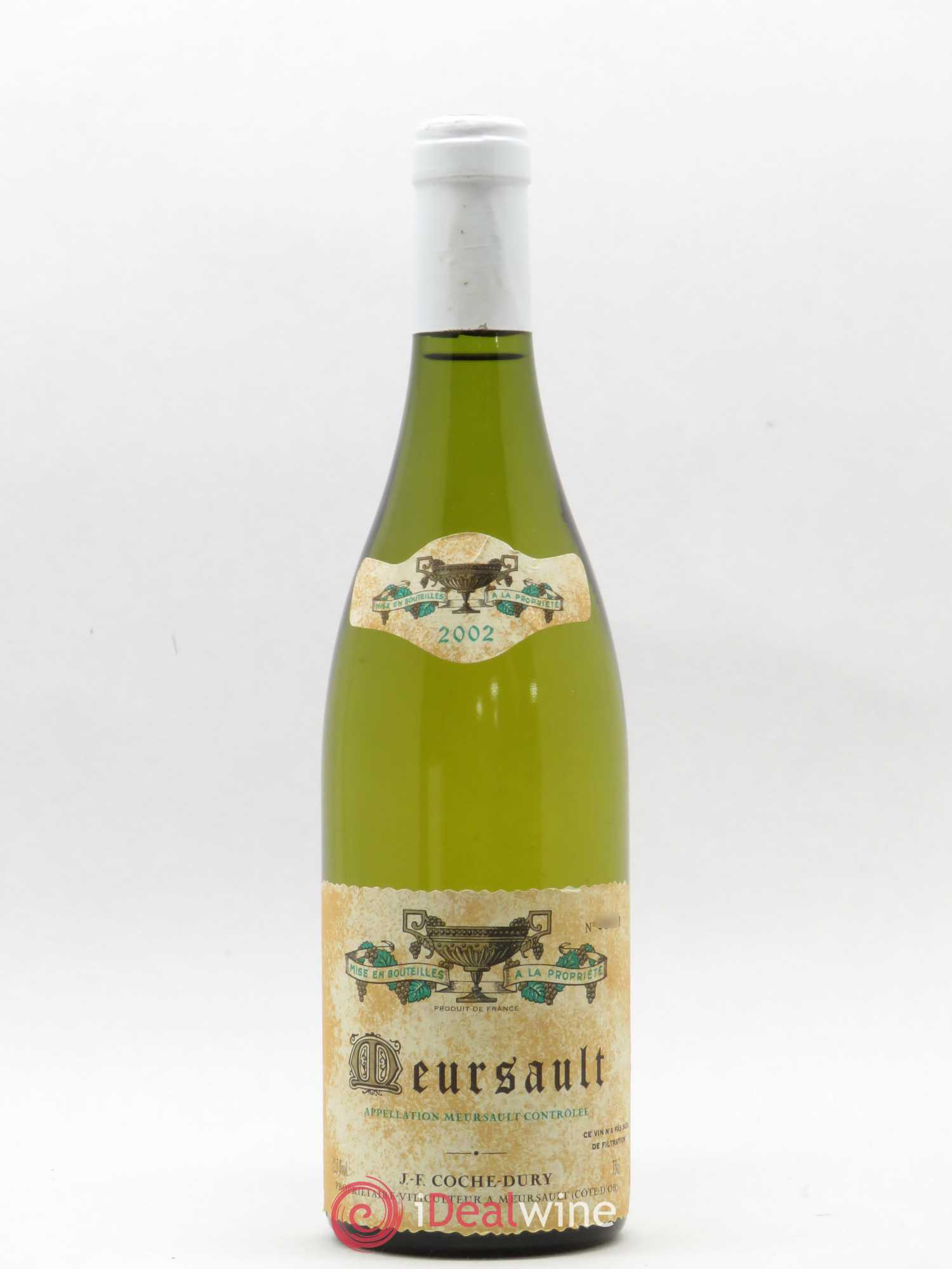 Meursault Coche Dury (Domaine) 2002 - Lot de 1 bouteille - 0