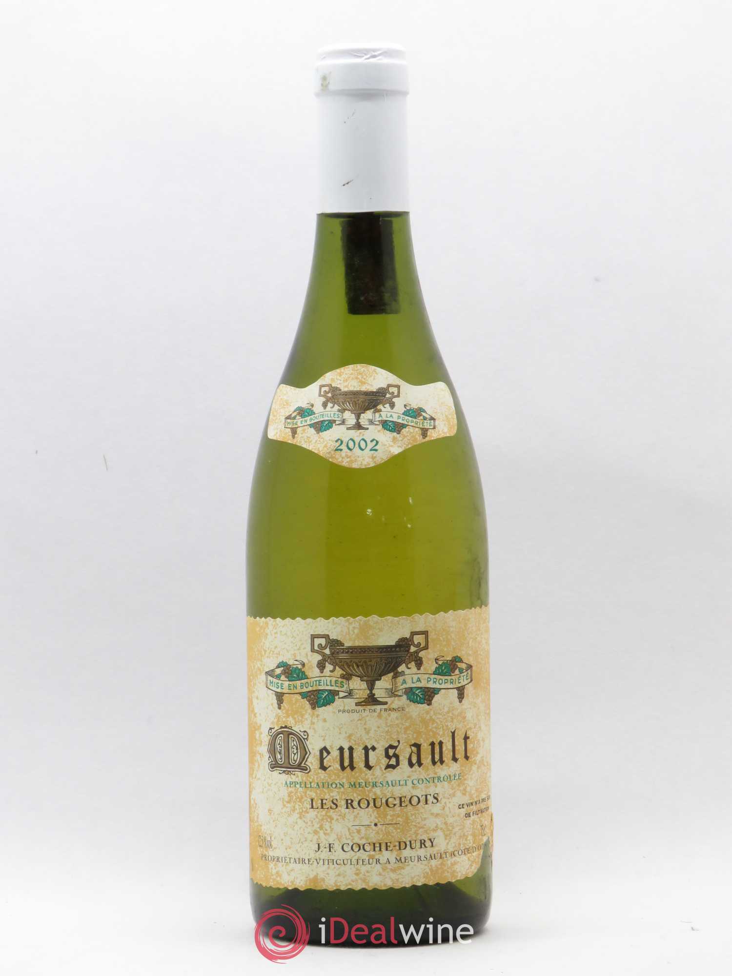 Meursault Les Rougeots Coche Dury (Domaine) 2002 - Lot de 1 bouteille - 0